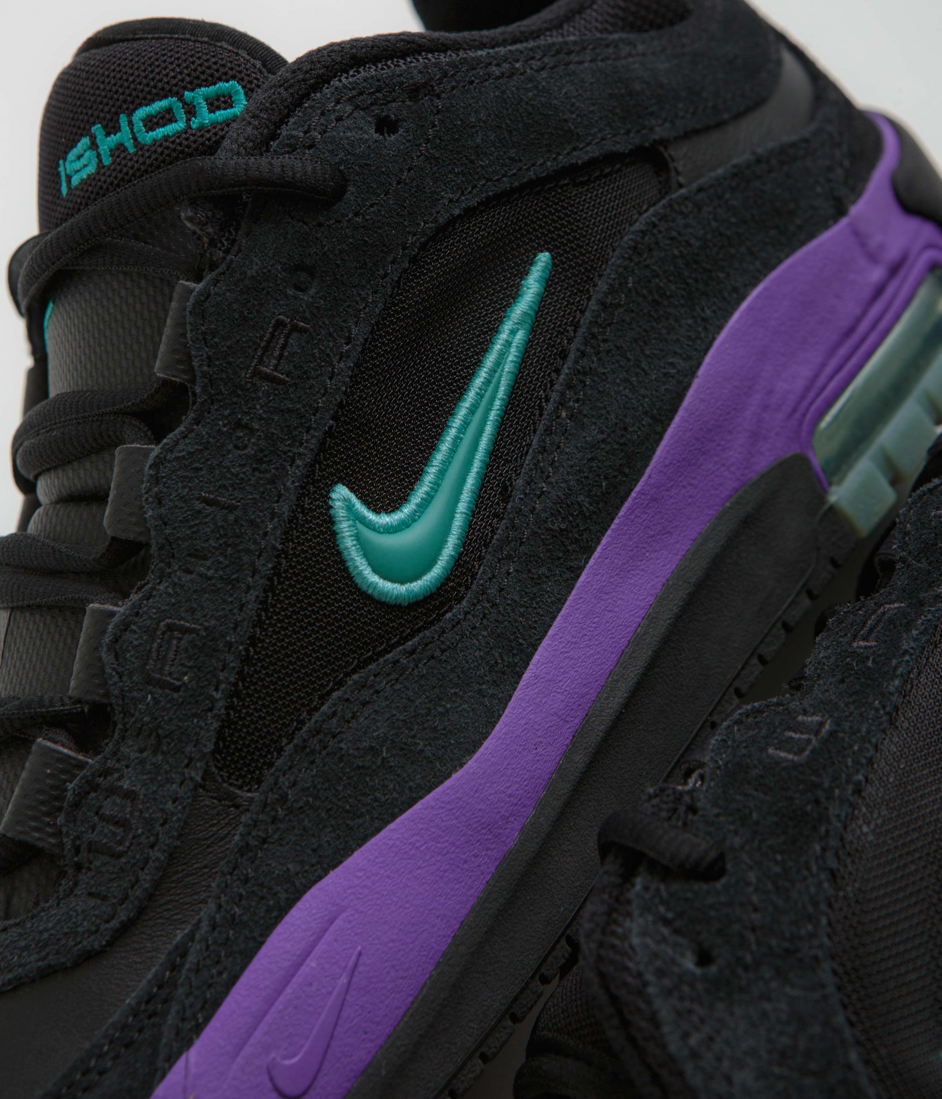 Nike SB Air Max Ishod Shoes - Black / Dusty Cactus - Black - Persian Violet - Image 7