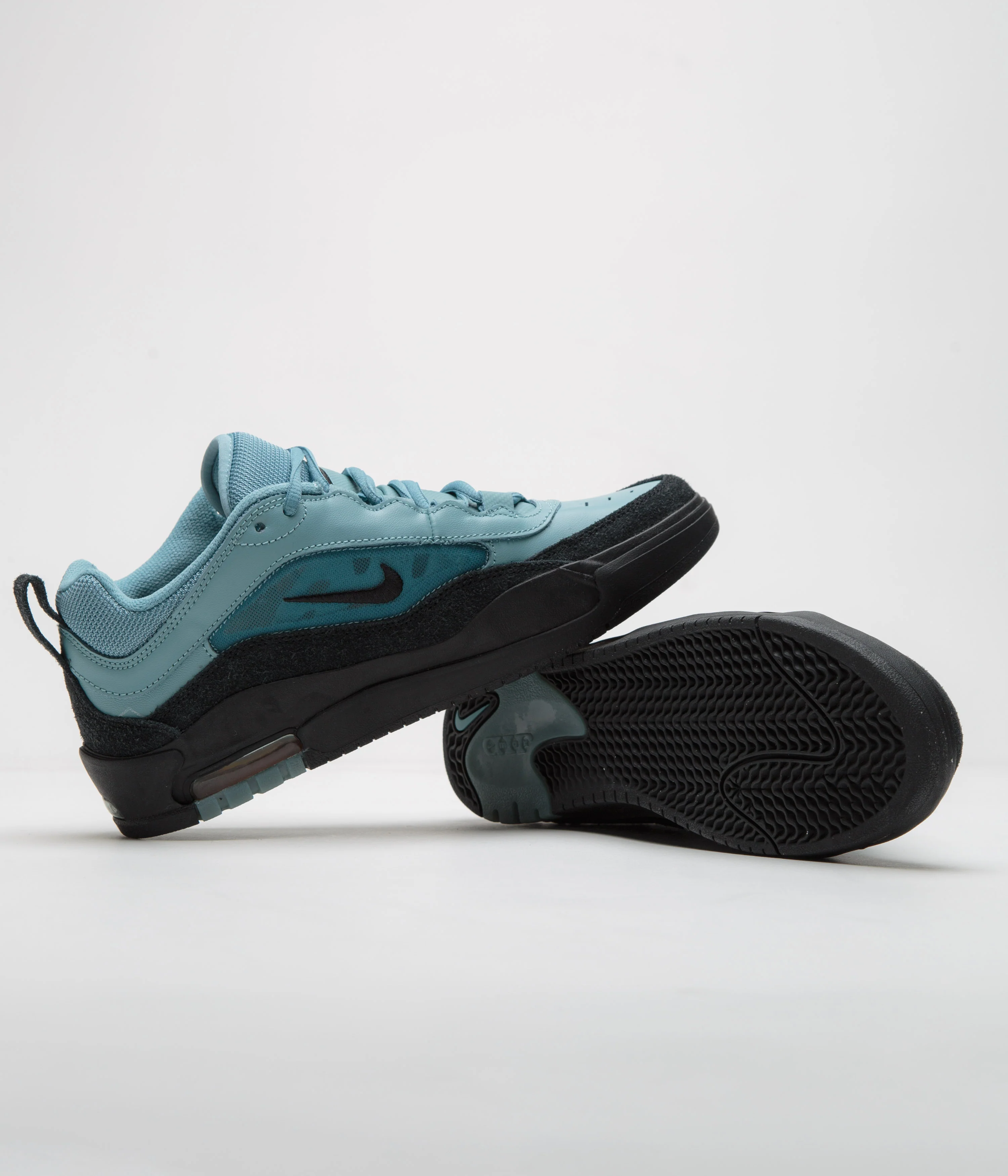 Nike SB Air Max Ishod Shoes - Denim Turquoise / Black - Denim Turquoise - Black - Image 5