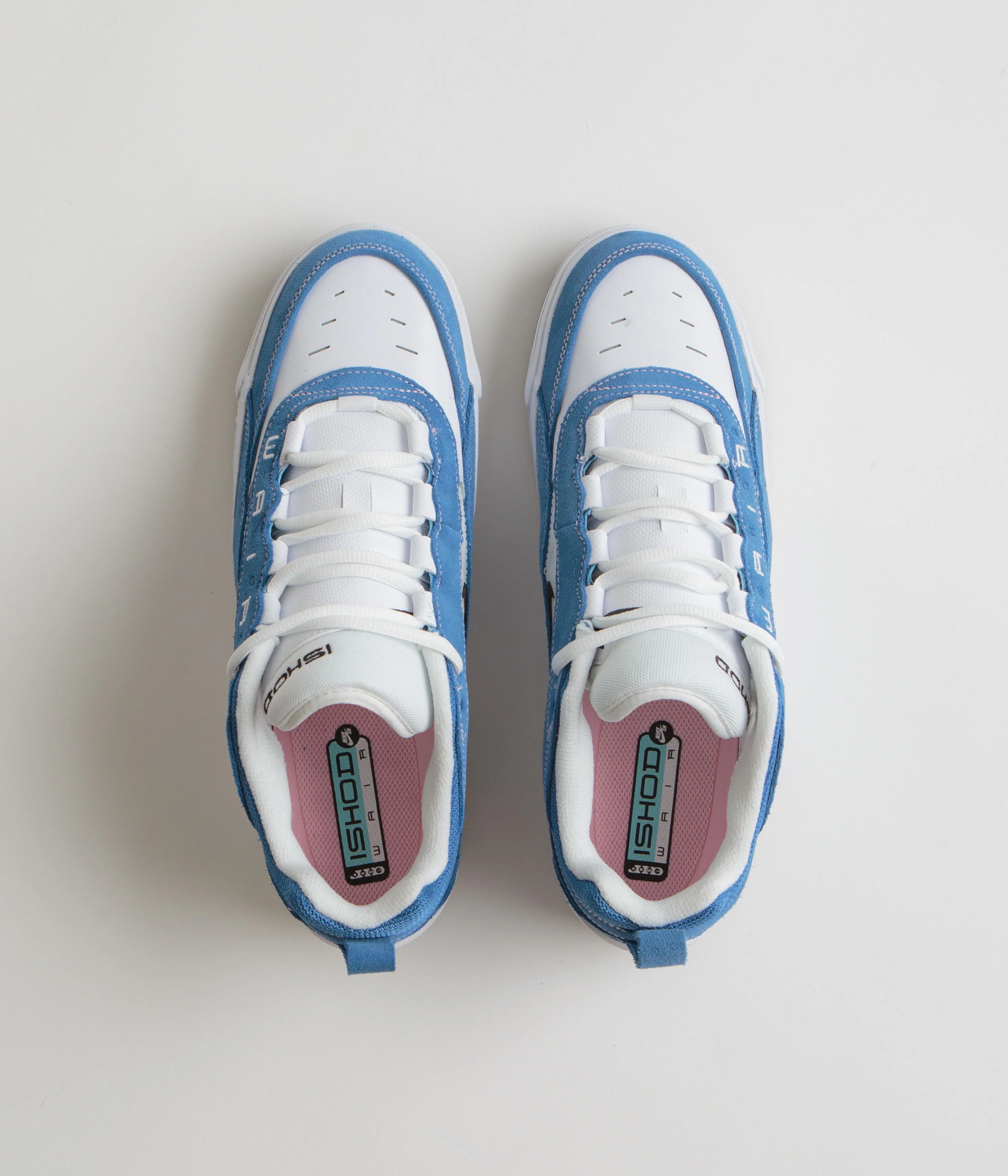 Nike SB Air Max Ishod Shoes - Star Blue / Black - White - Med Soft Pink - Image 8