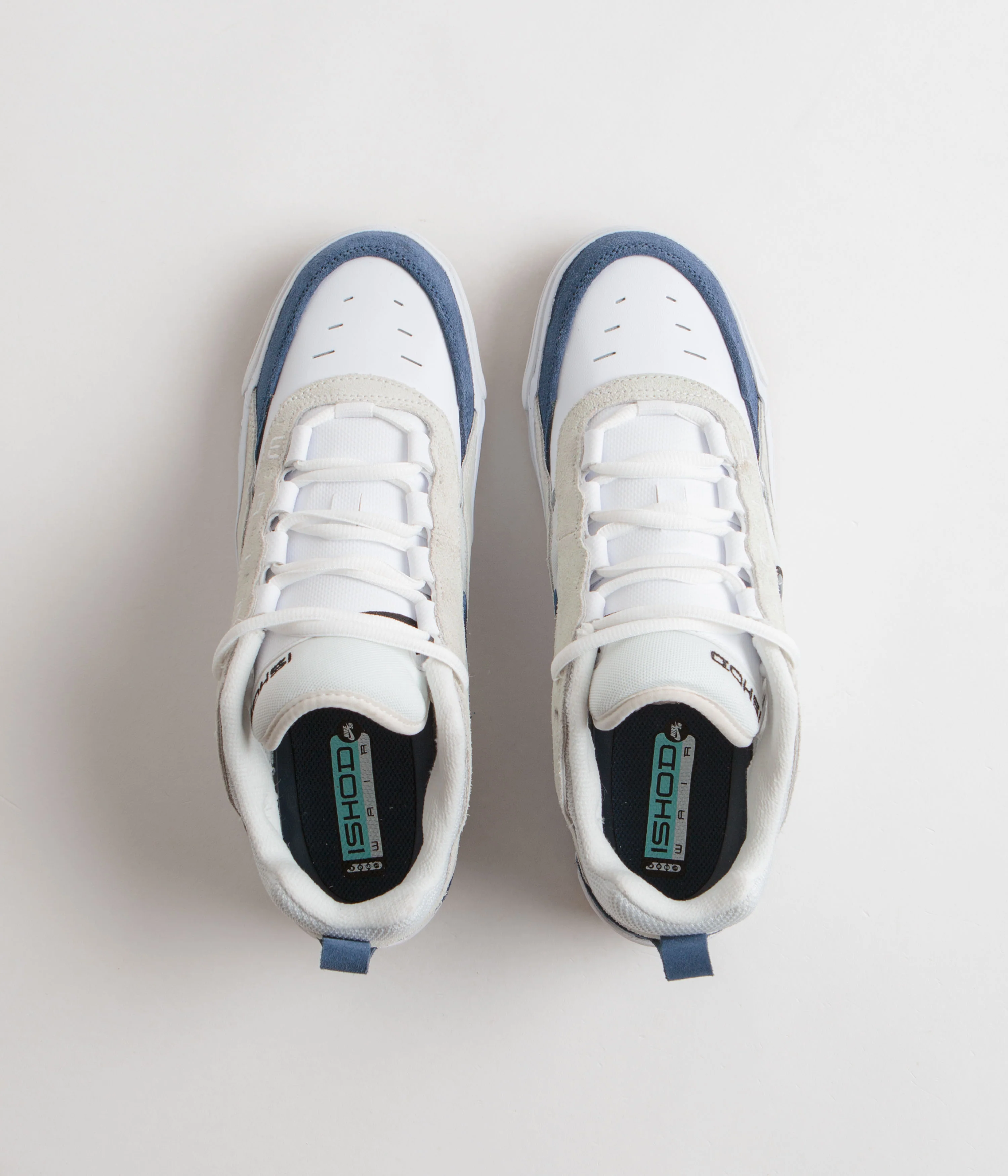 Nike SB Air Max Ishod Shoes - White / Navy - Summit White - Black - Image 7