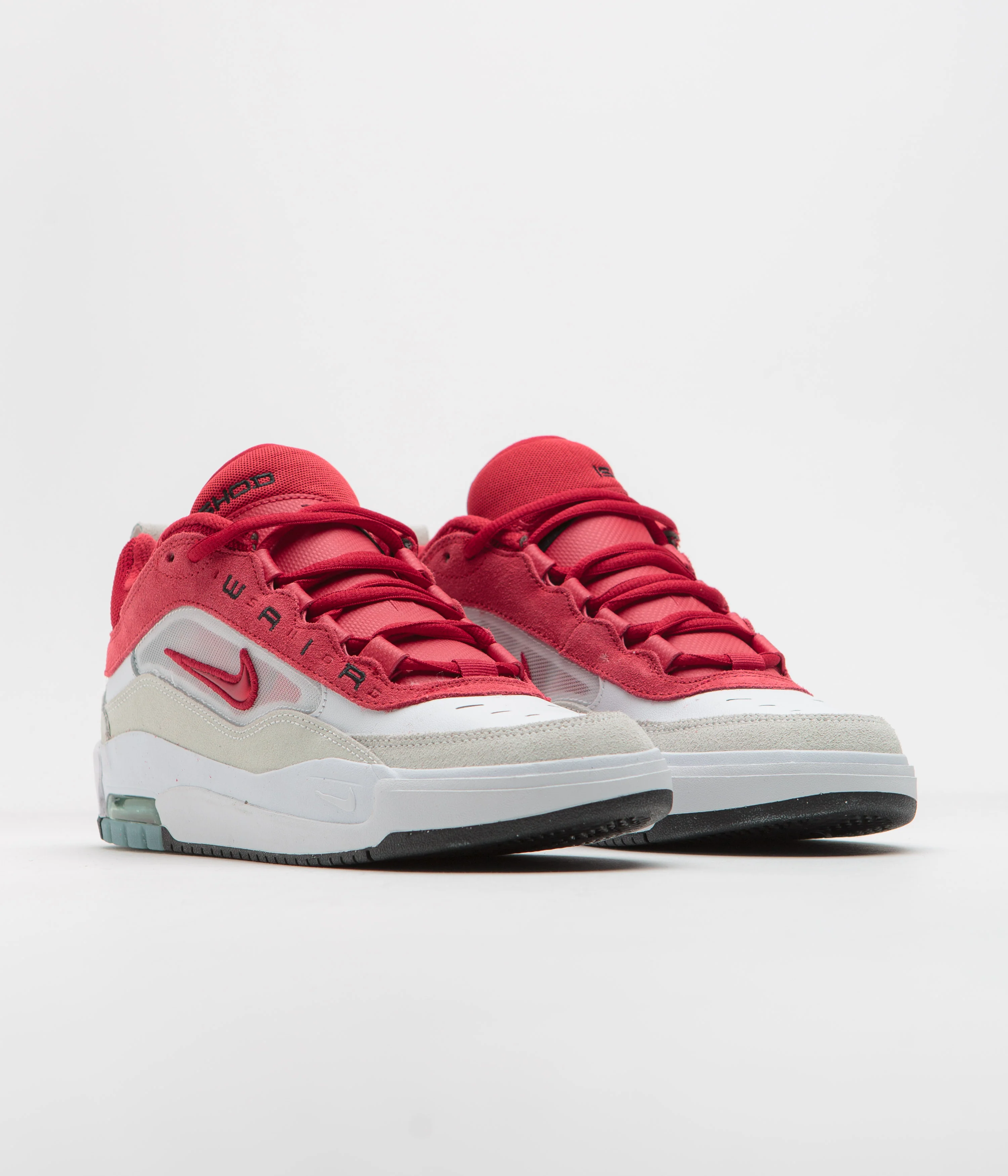Nike SB Air Max Ishod Shoes - White / Varsity Red - Summit White - Image 2