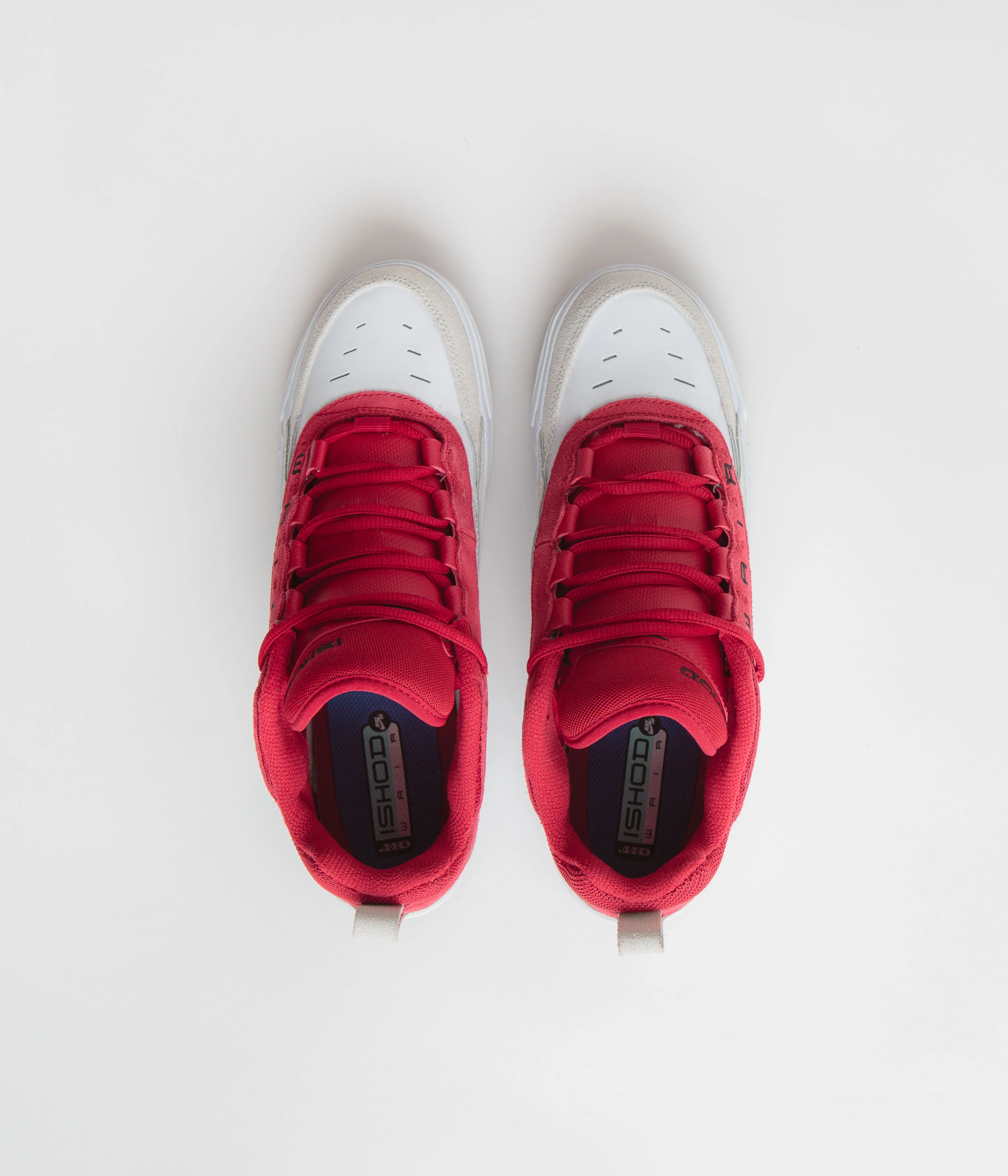 Nike SB Air Max Ishod Shoes - White / Varsity Red - Summit White - Image 7