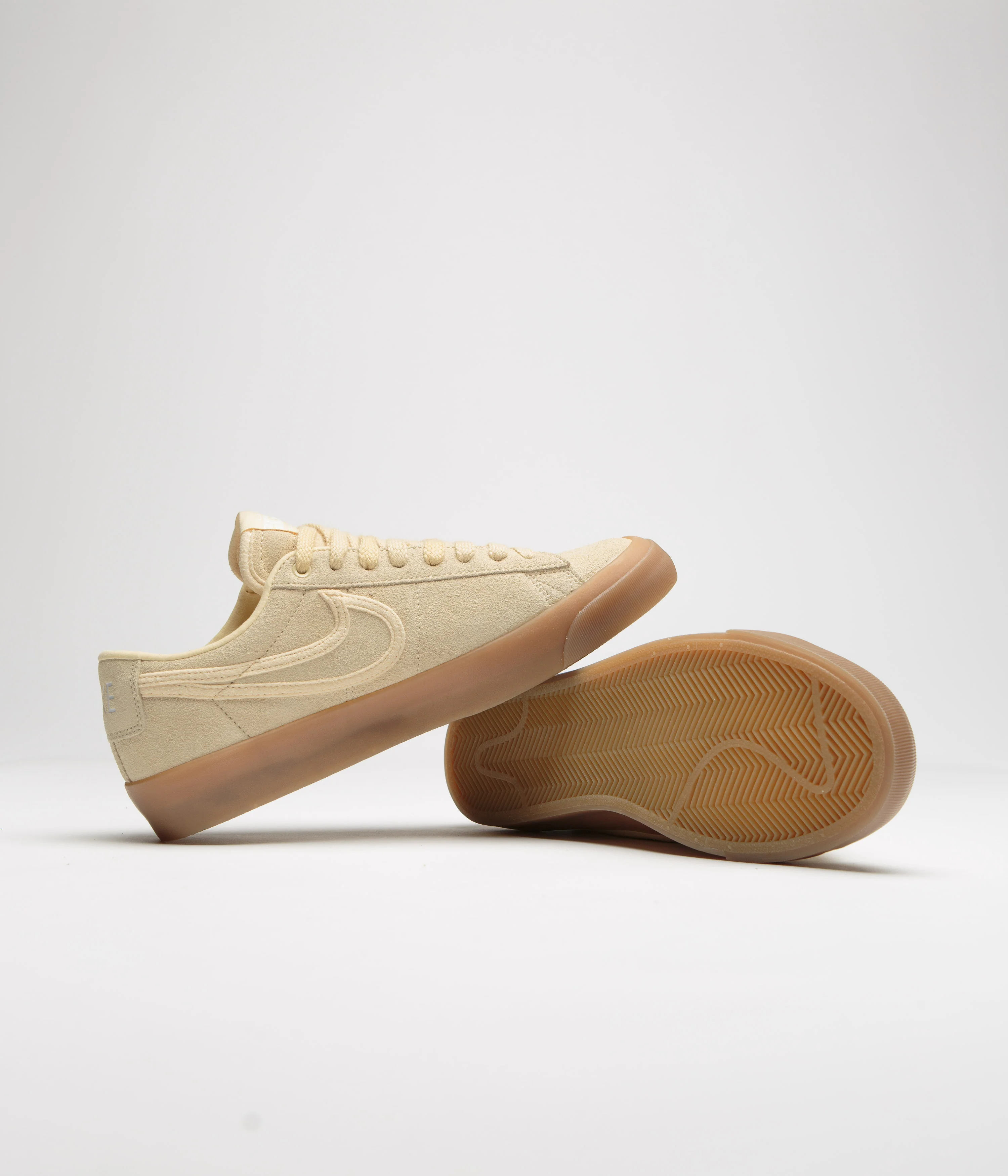 Nike SB Blazer Low Pro GT Premium Shoes - Pale Vanilla / Pale Vanilla - Pale Vanilla - Image 5