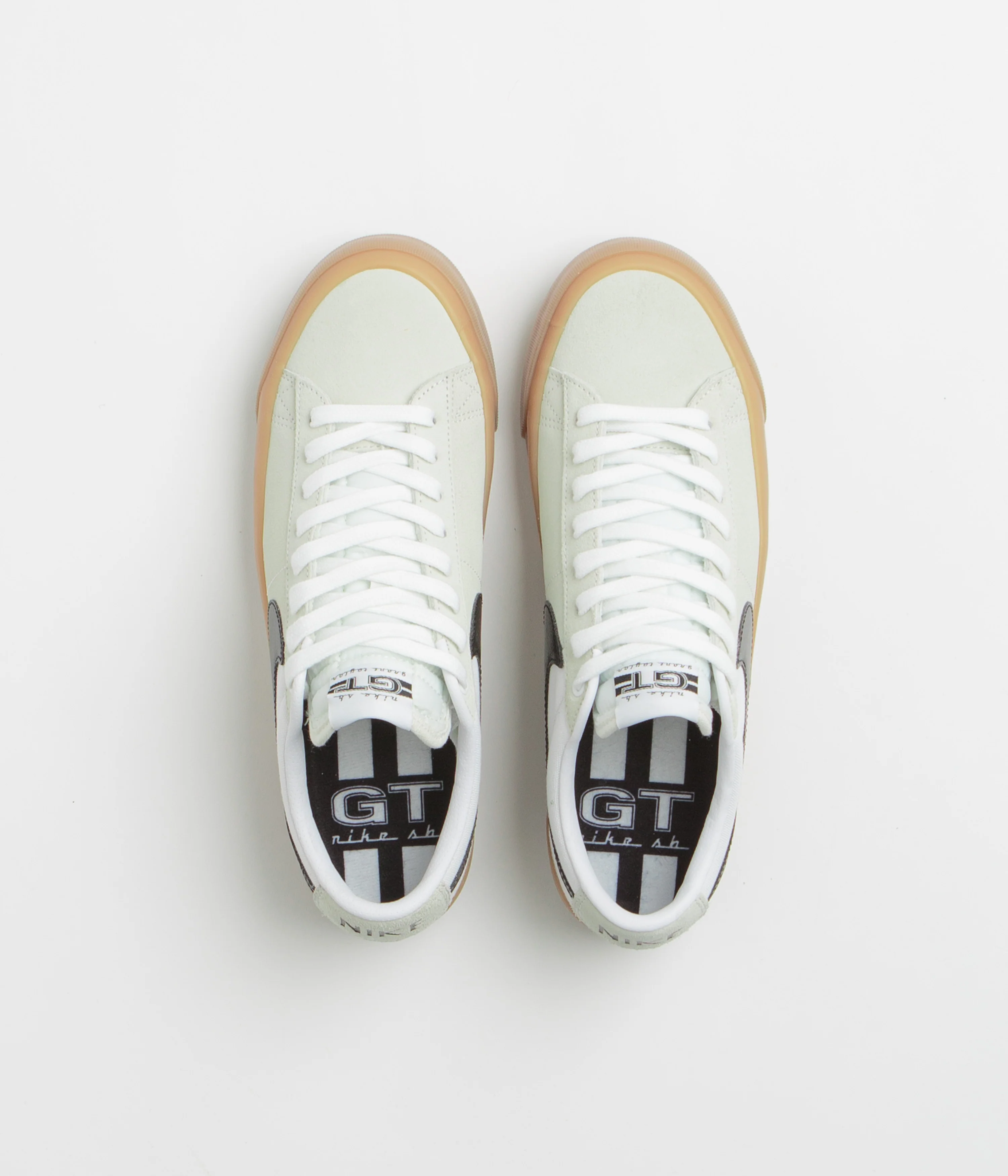 Nike SB Blazer Low Pro GT Shoes - White / Black - White - White - Image 7