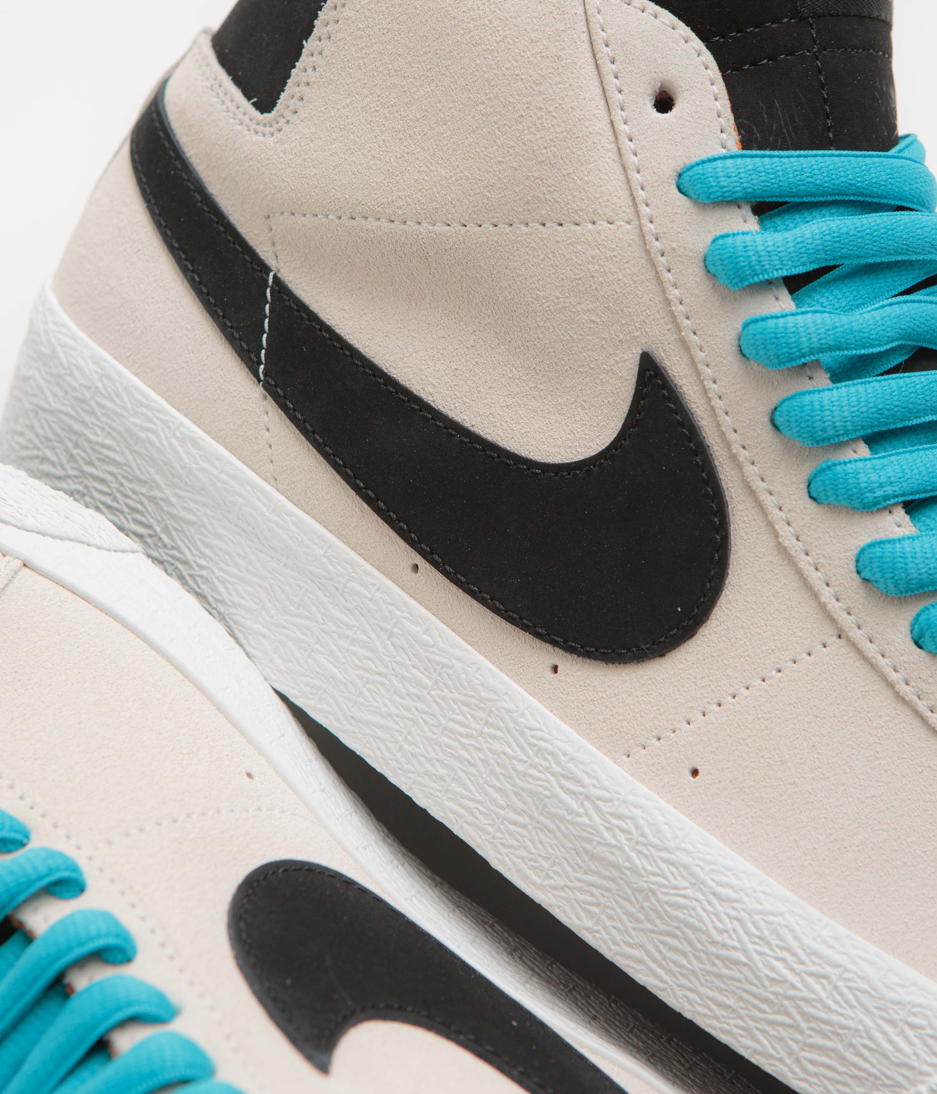 Nike SB Blazer Mid Electric Shoes - Phantom / Black - Monarch - Summit White - Image 4