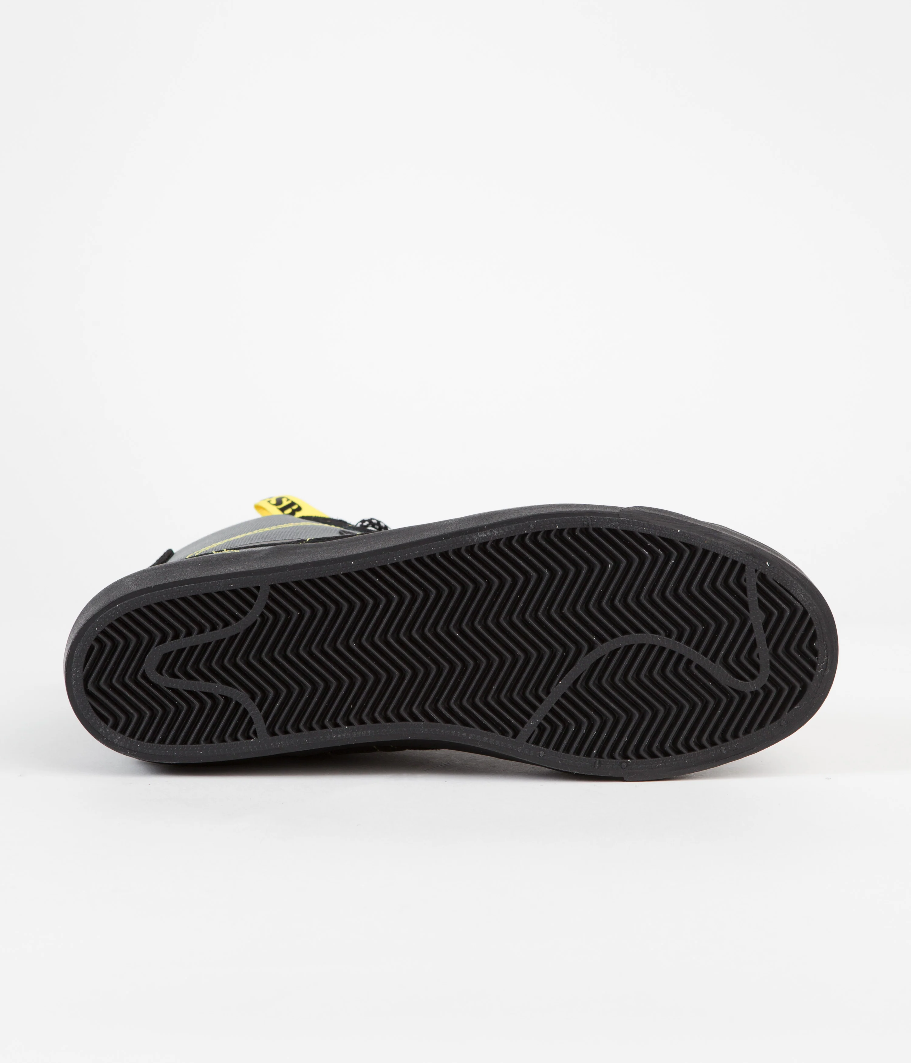 Nike SB Blazer Mid Premium Shoes - Cool Grey / Black - White - Yellow Strike - Image 6