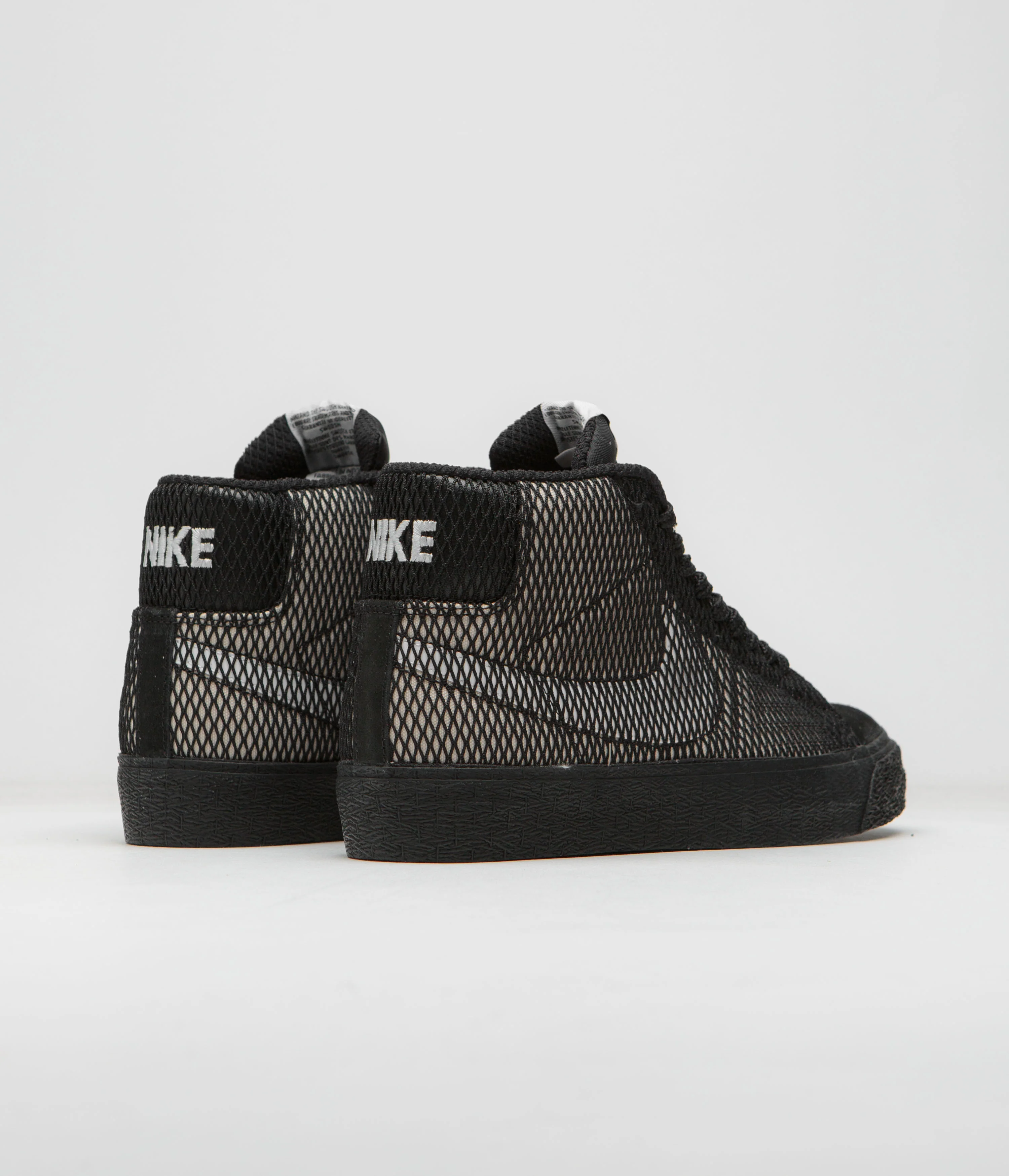 Nike SB Blazer Mid Premium Shoes - White / Black - White - Black - Image 4