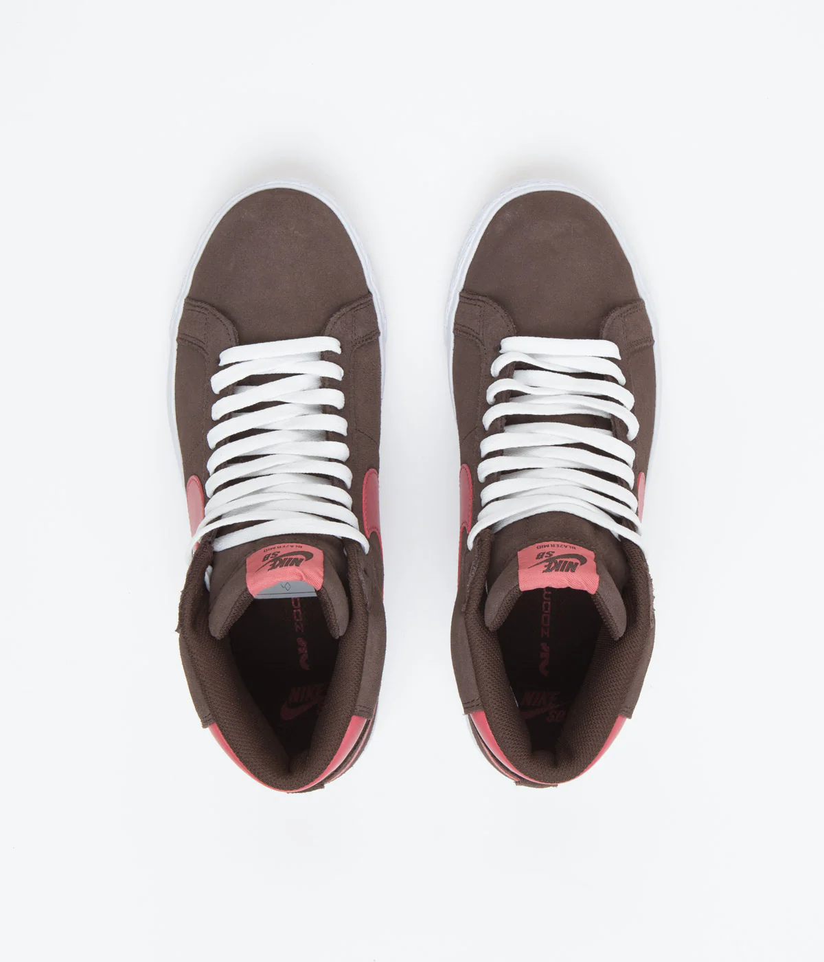 Nike SB Blazer Mid Shoes - Baroque Brown / Adobe - Baroque Brown - White - Image 7