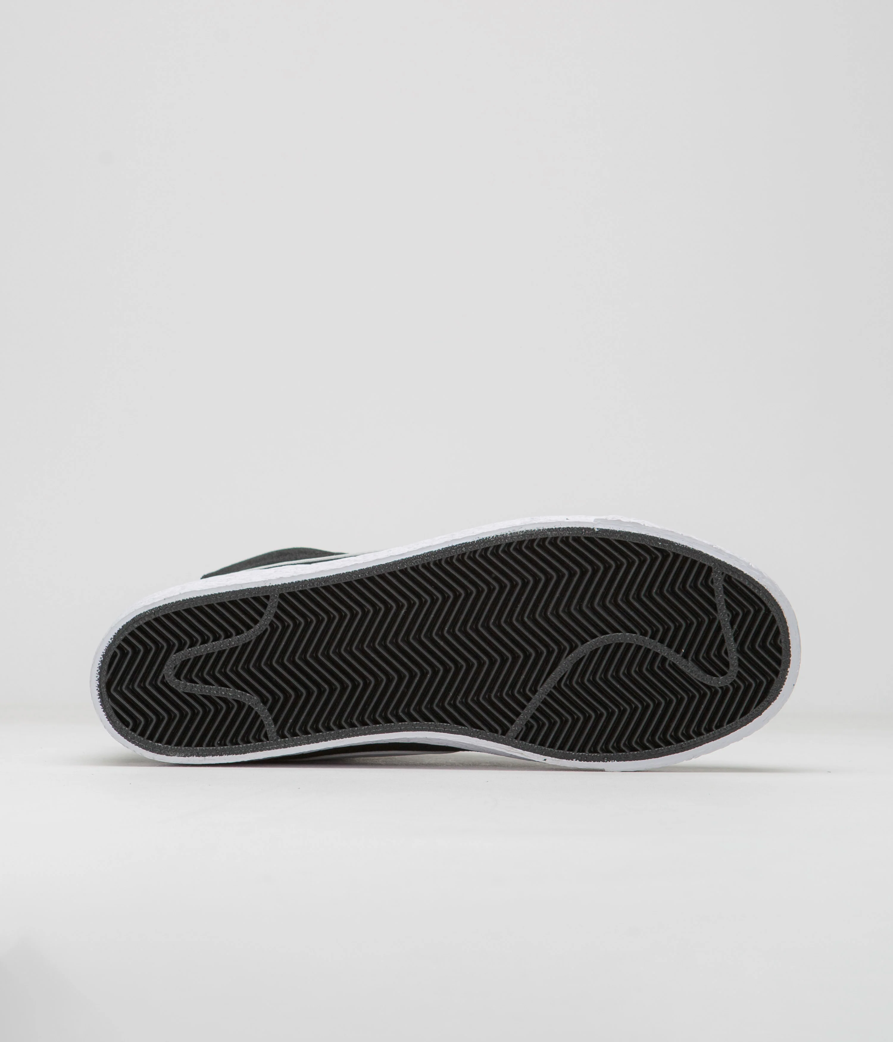 Nike SB Blazer Mid Shoes - Black / White - White - White - Image 6