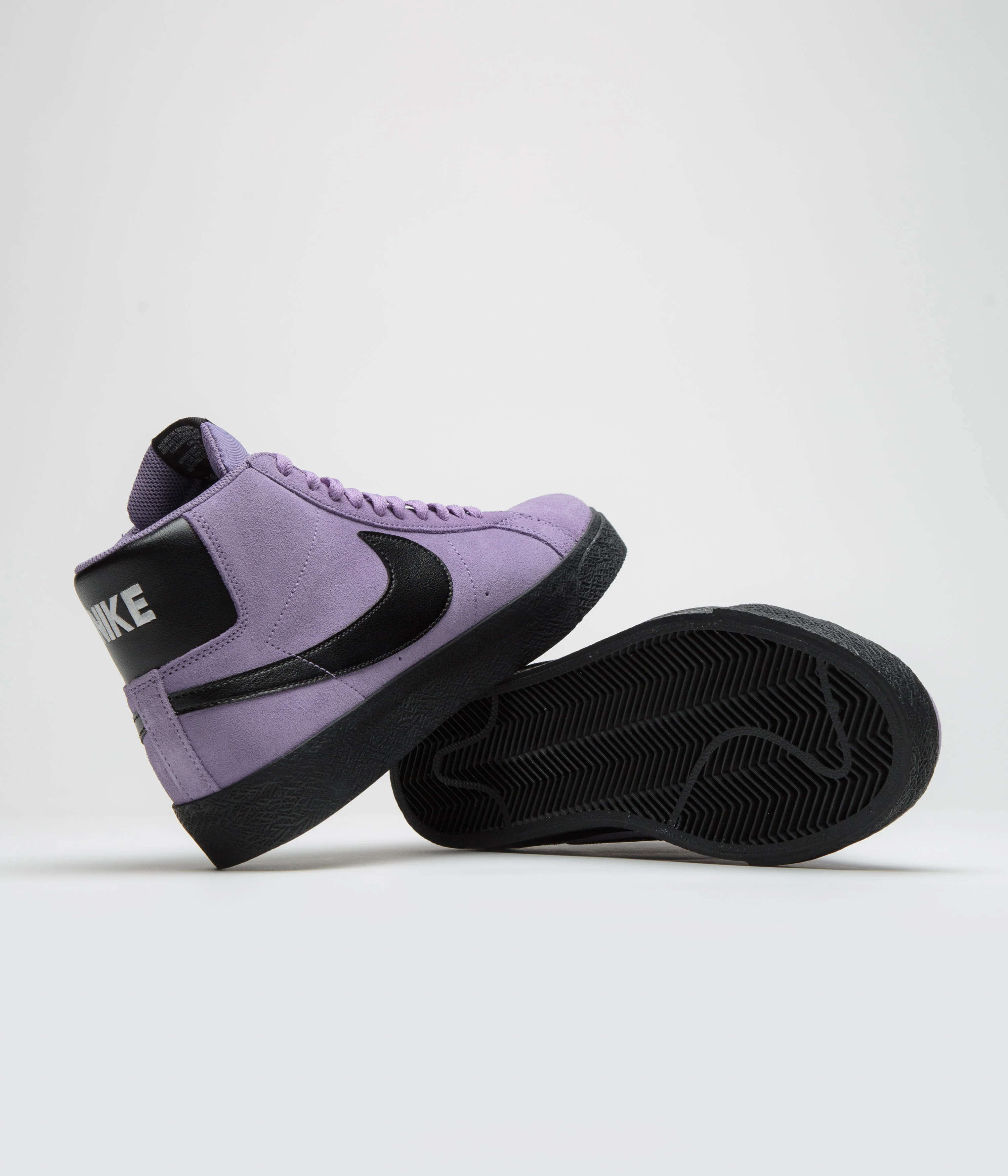Nike SB Blazer Mid Shoes - Dusty Amethyst / Black - Dusty Amethyst - Image 5