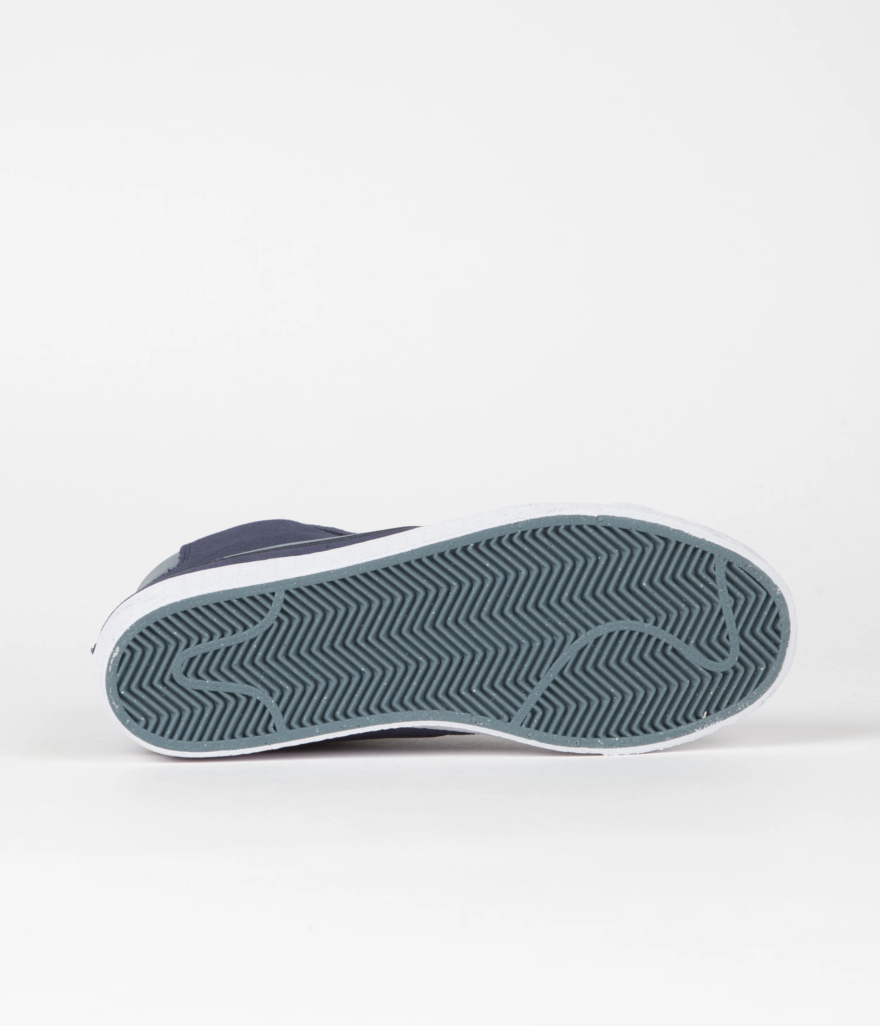 Nike SB Blazer Mid Shoes - Midnight Navy / Noise Aqua - Midnight Navy - Image 5