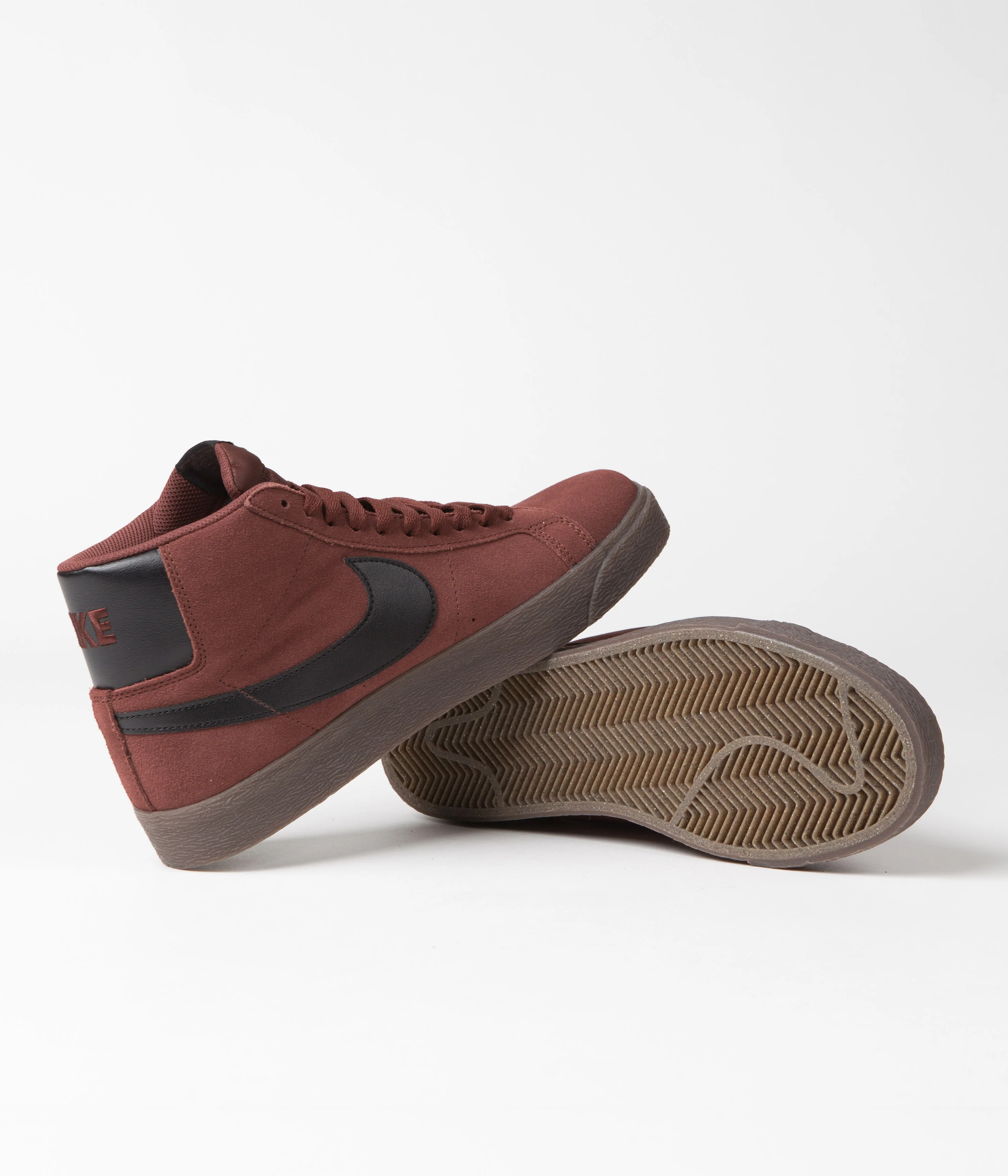 Nike SB Blazer Mid Shoes - Oxen Brown / Black - Oxen Brown - Image 5