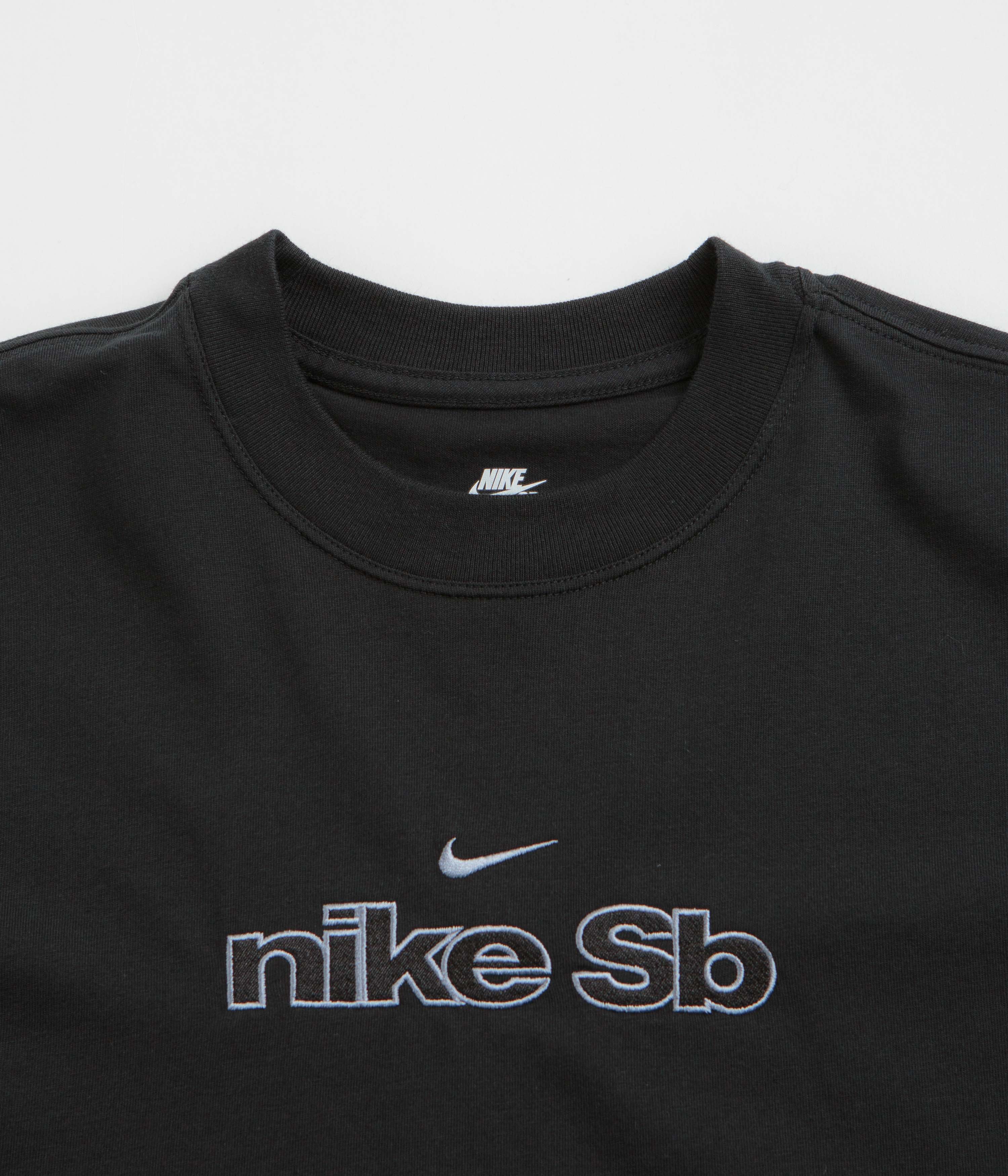 Nike SB Boxy Logo T-Shirt - Black - Image 2
