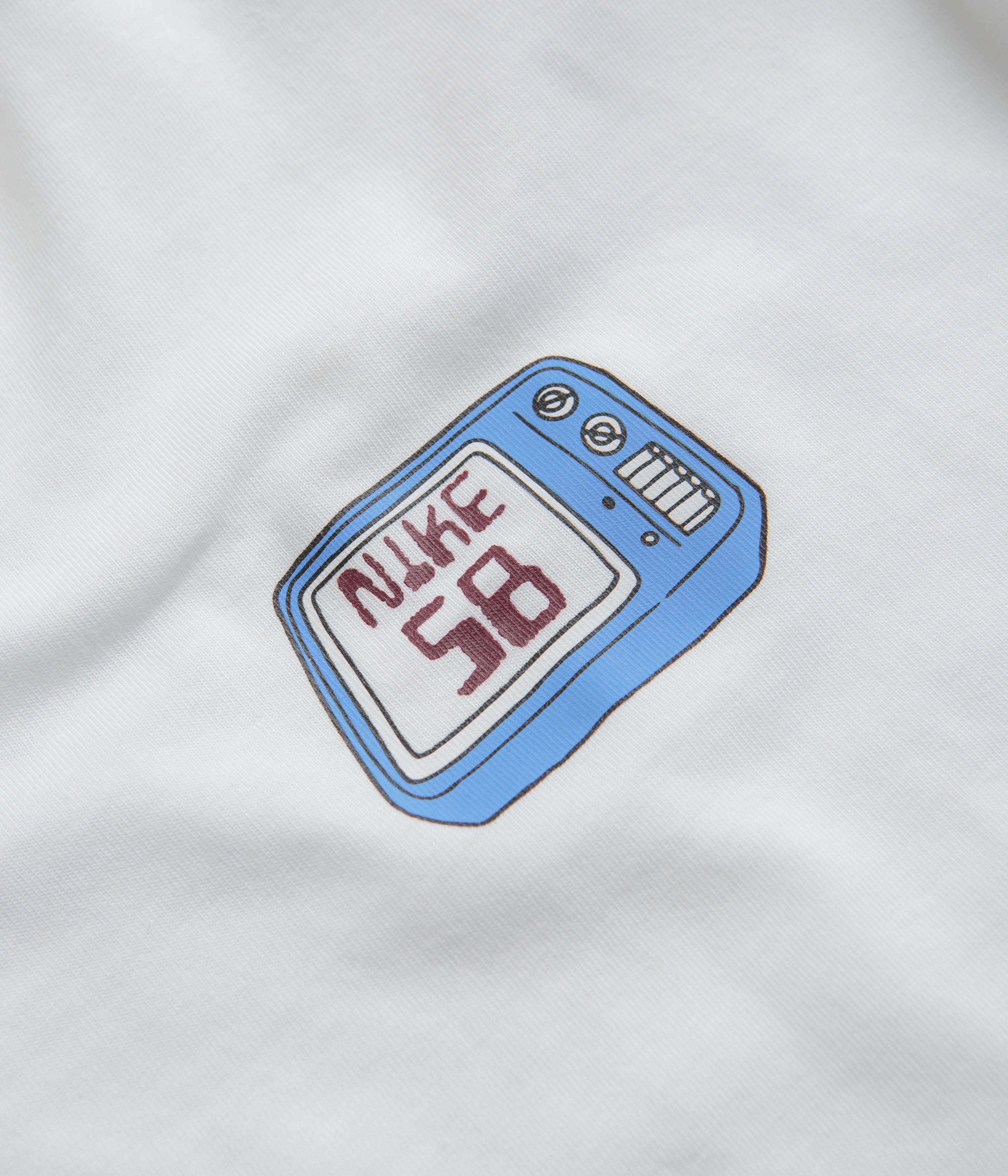 Nike SB Brainwash Long Sleeve T-Shirt - White - Image 5