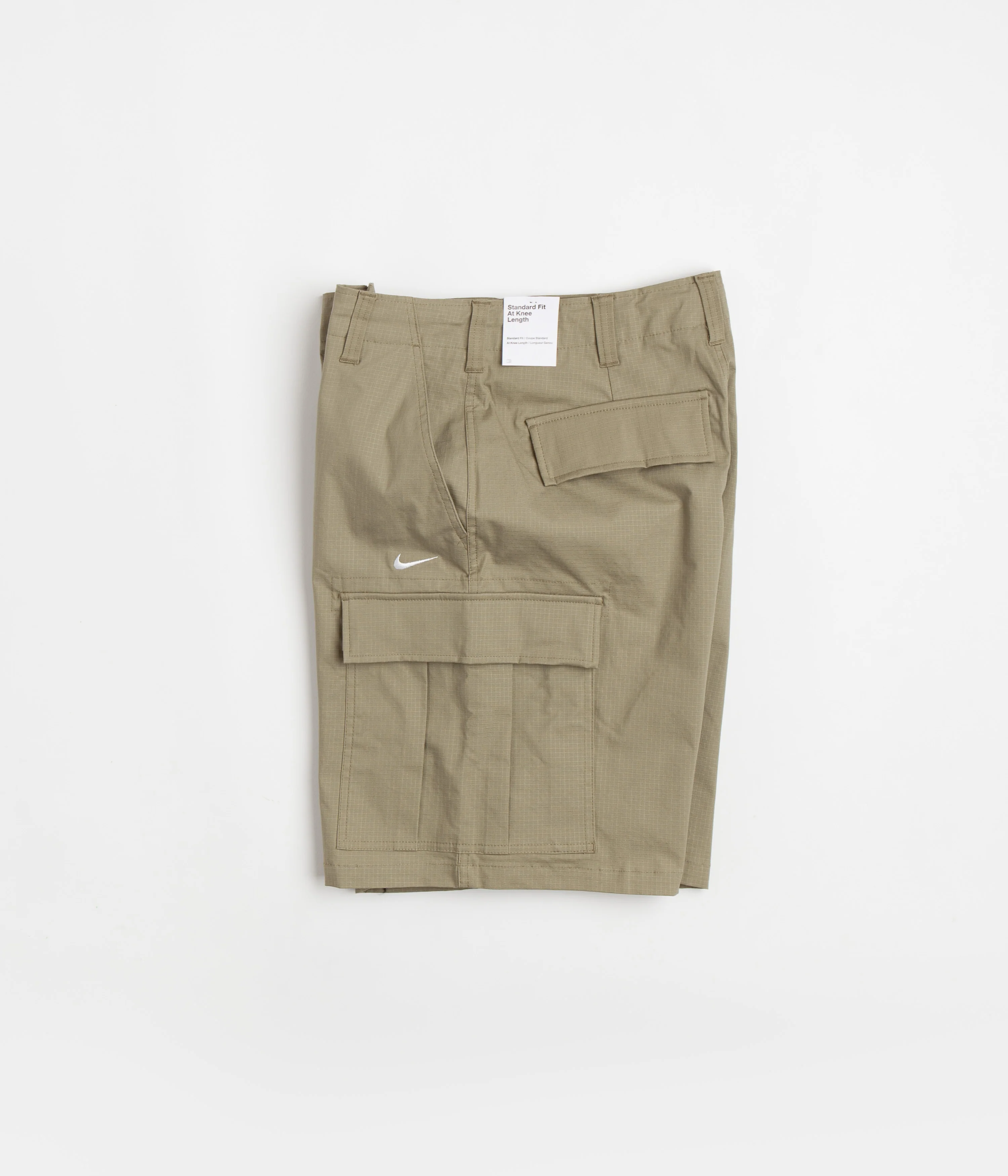 Nike SB Cargo Shorts - Neutral Olive / White - Image 2