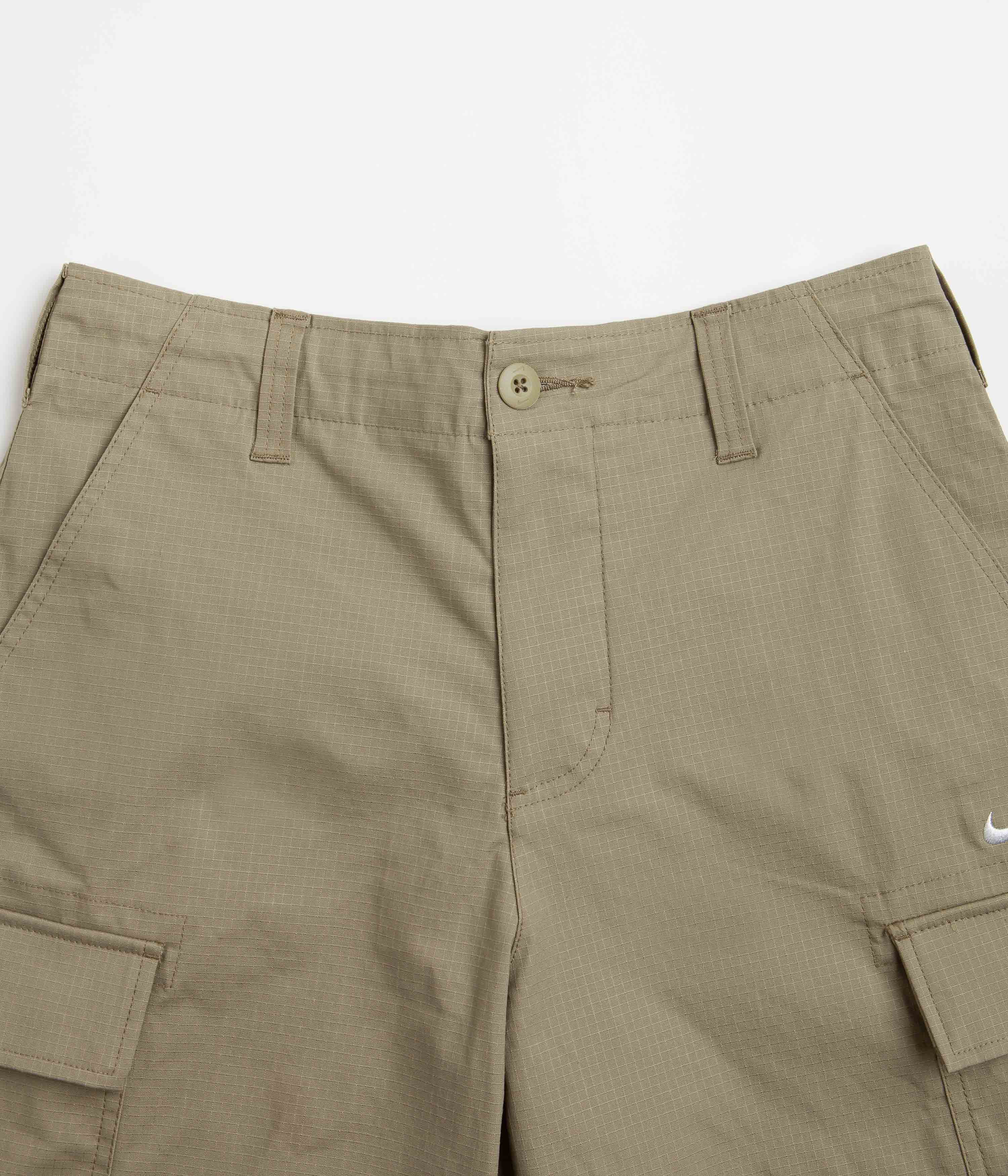 Nike SB Cargo Shorts - Neutral Olive / White - Image 4