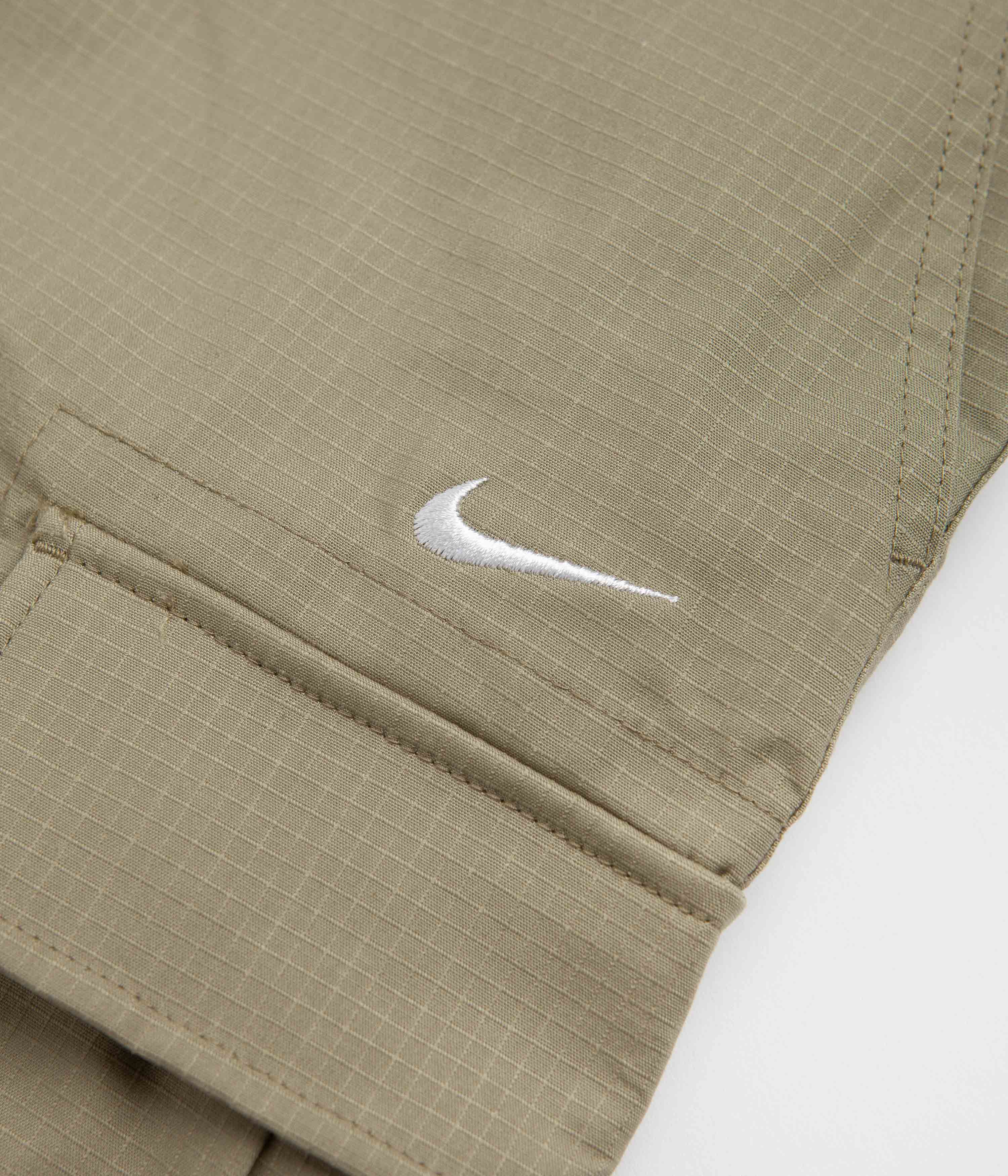 Nike SB Cargo Shorts - Neutral Olive / White - Image 7