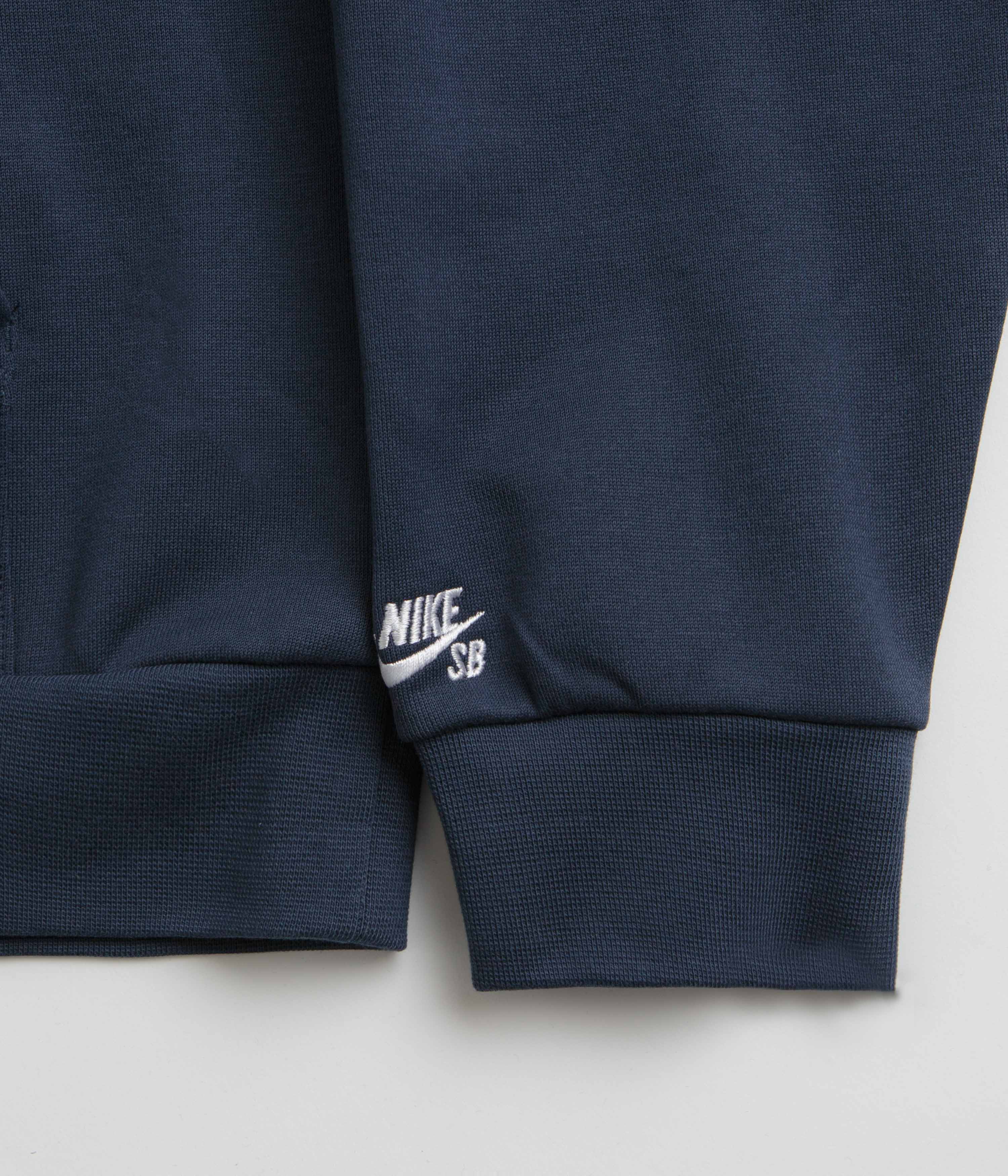 Nike SB Cherry Hoodie - Armory Navy / White - Image 3