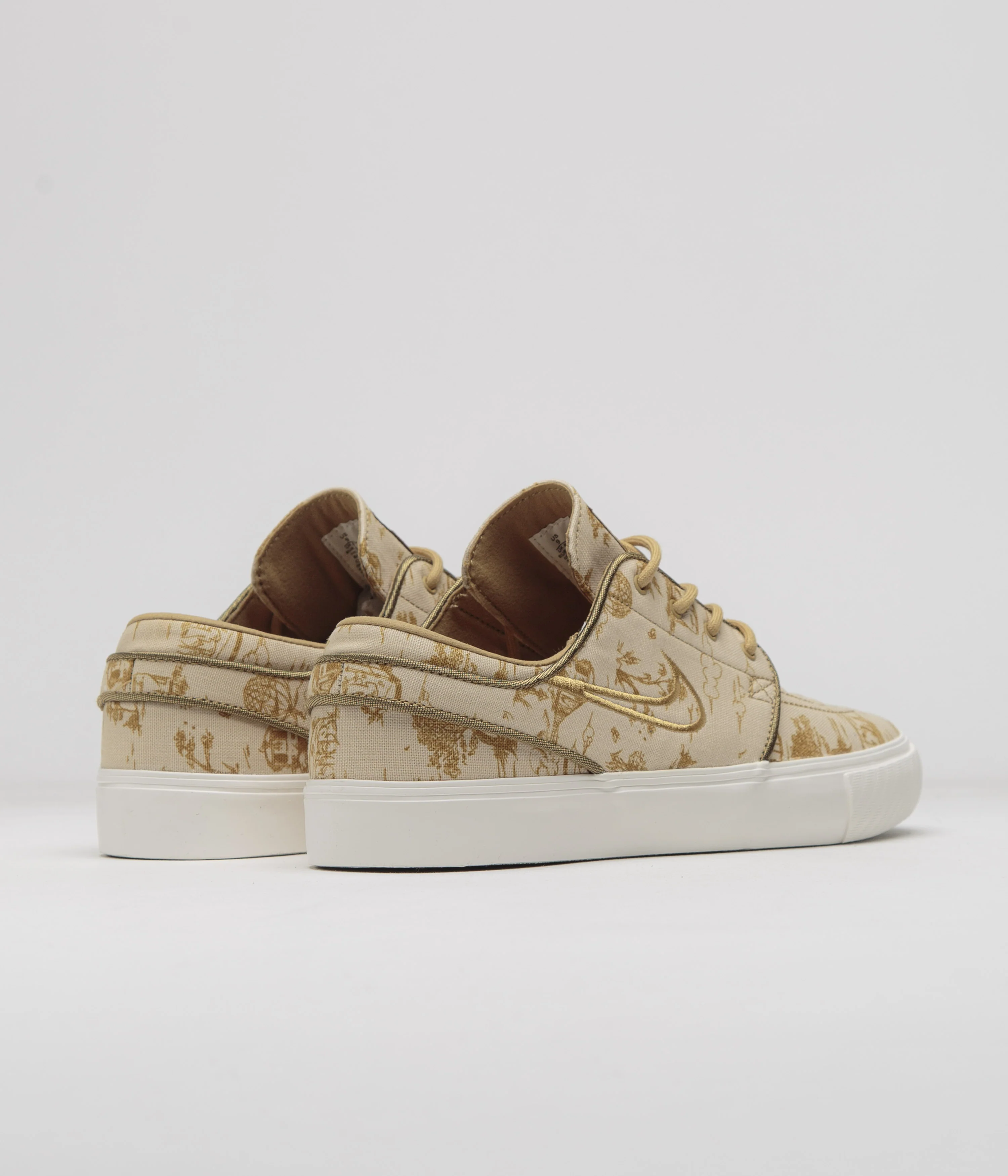 Nike SB City of Style Janoski OG+ Premium Shoes - Sesame / Gold - Bronzine - Sail - Image 5