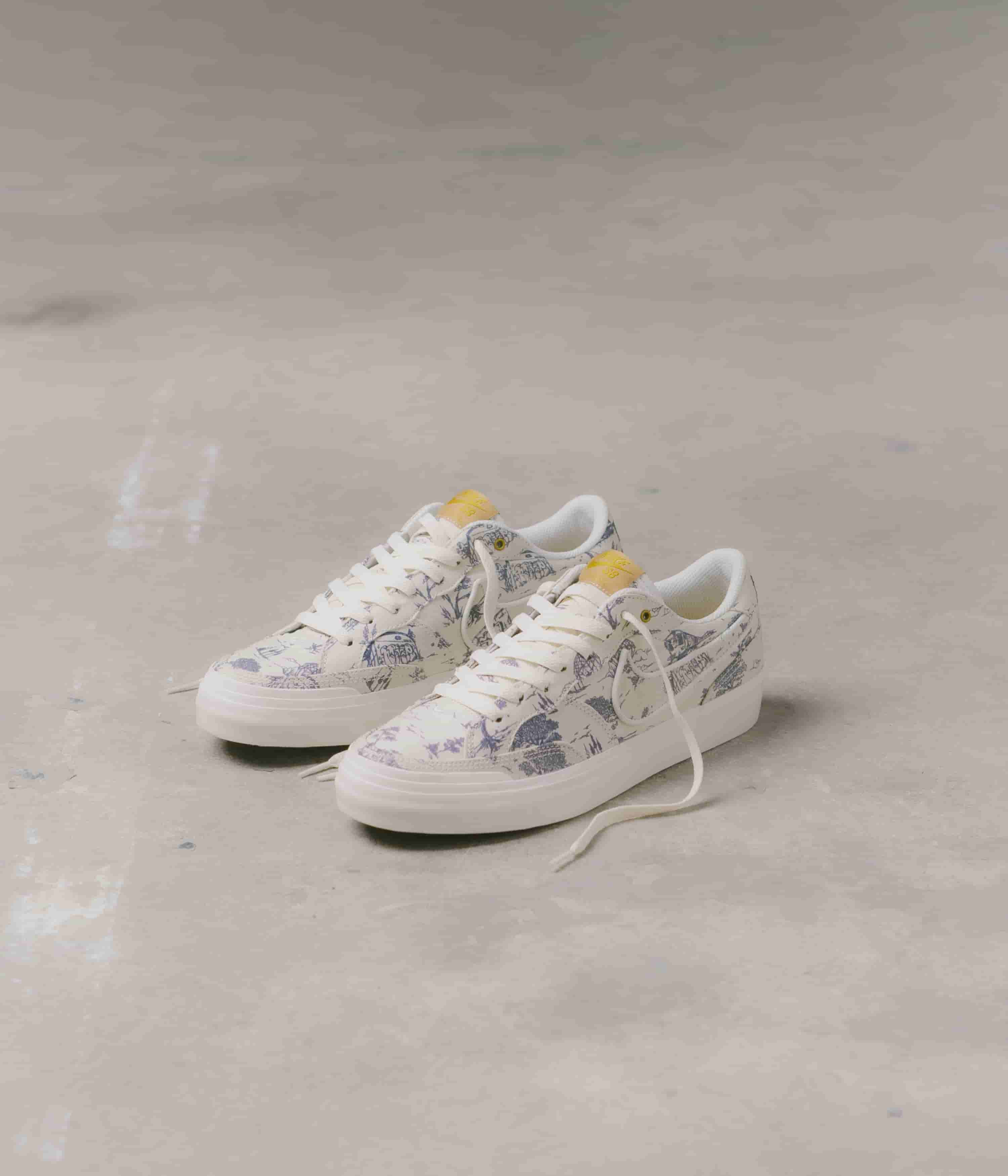 Nike SB City of Style Pogo Plus Premium Shoes - Sail / Light Bone - Light Carbon - Bronzine - Image 2