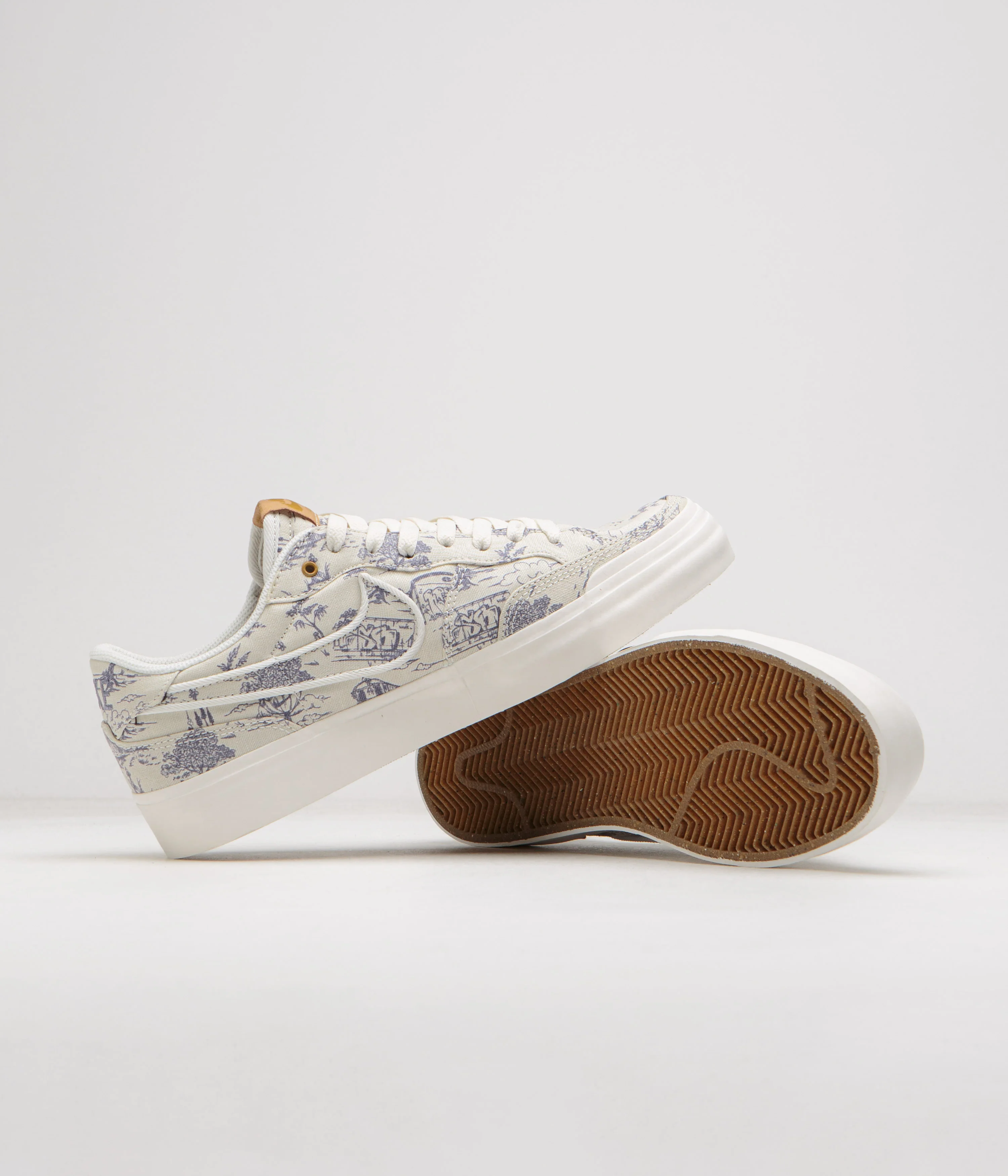 Nike SB City of Style Pogo Plus Premium Shoes - Sail / Light Bone - Light Carbon - Bronzine - Image 6