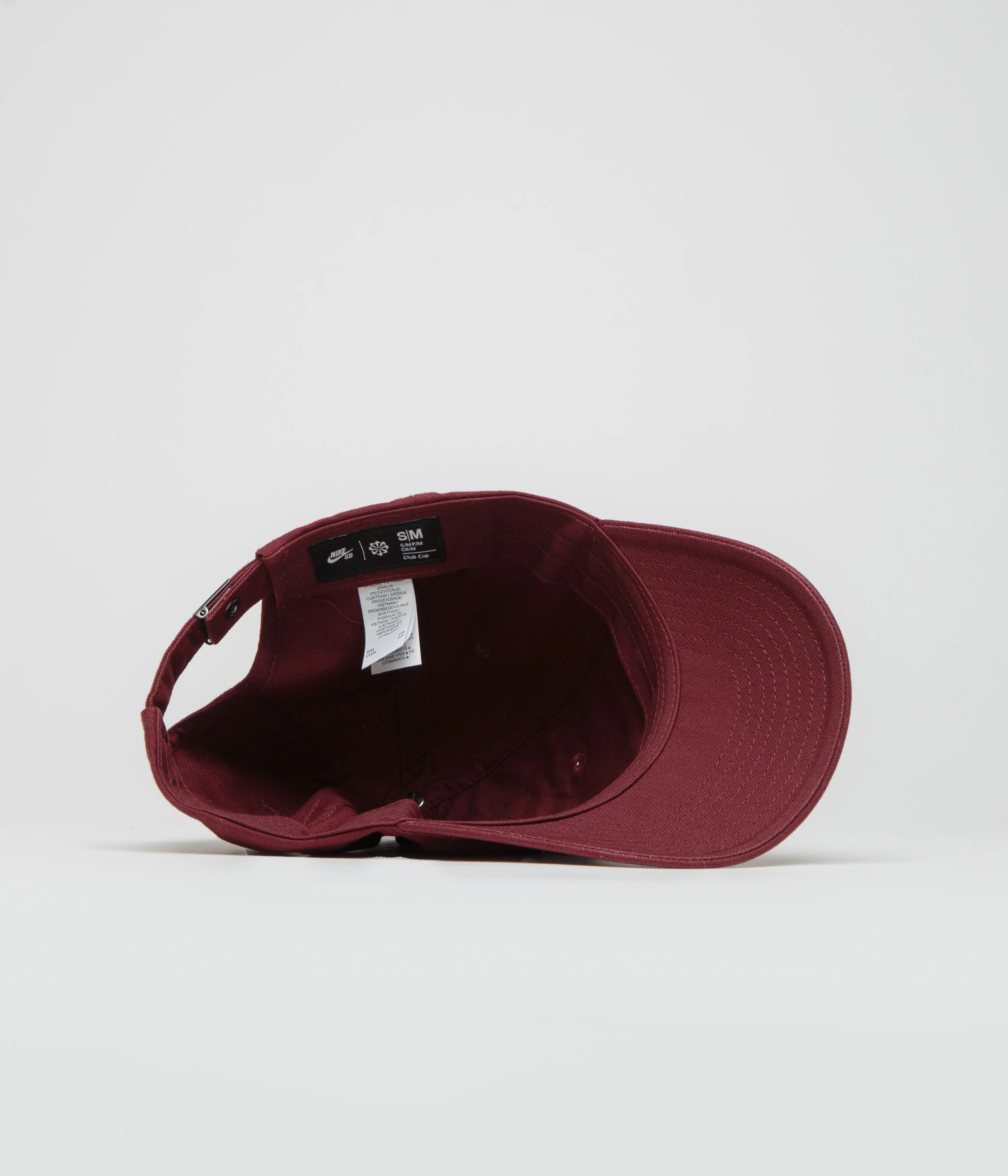 Nike SB Club Cap - Dark Team Red / White - Image 4