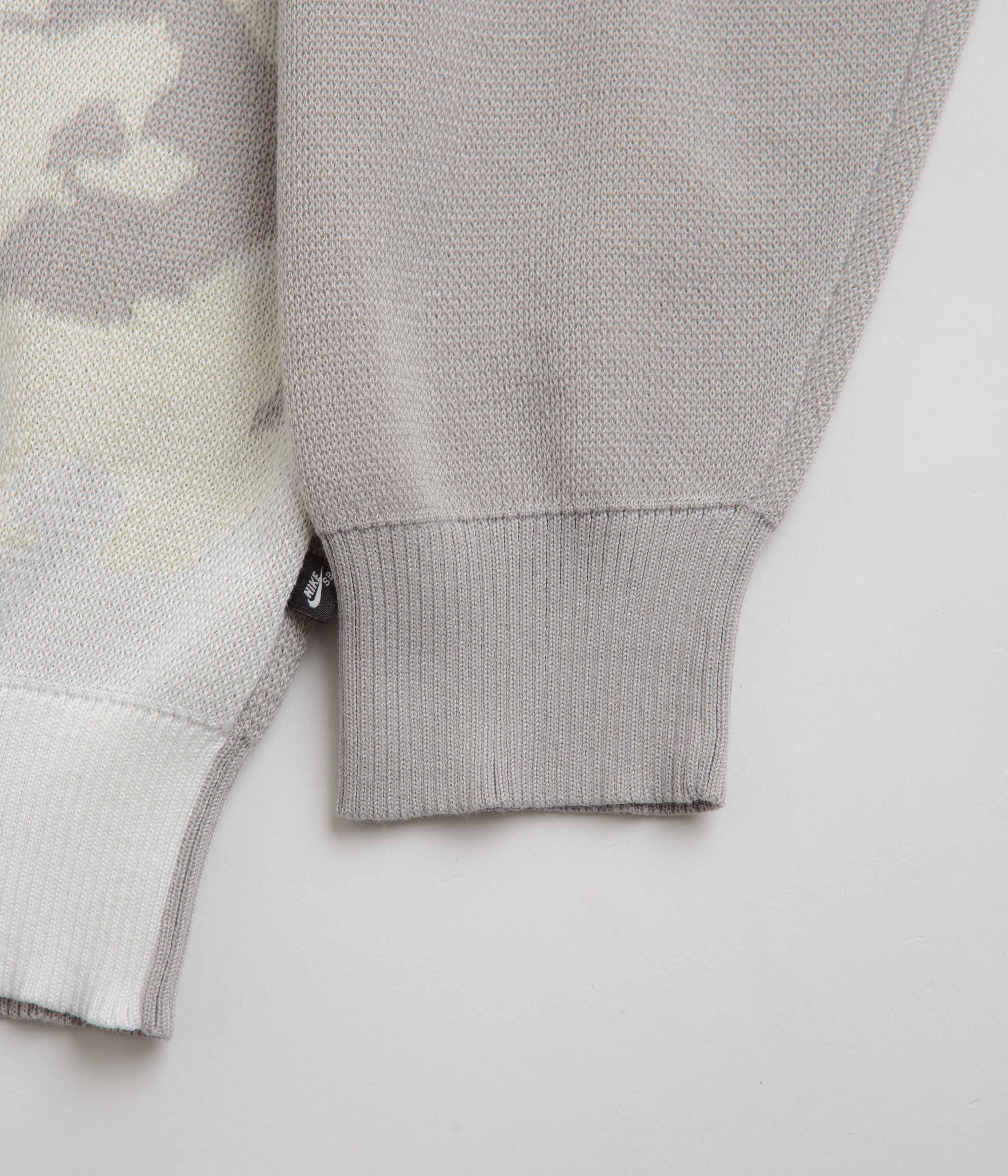 Nike SB Corposk8 Crewneck Sweatshirt - Light Iron Ore - Image 4