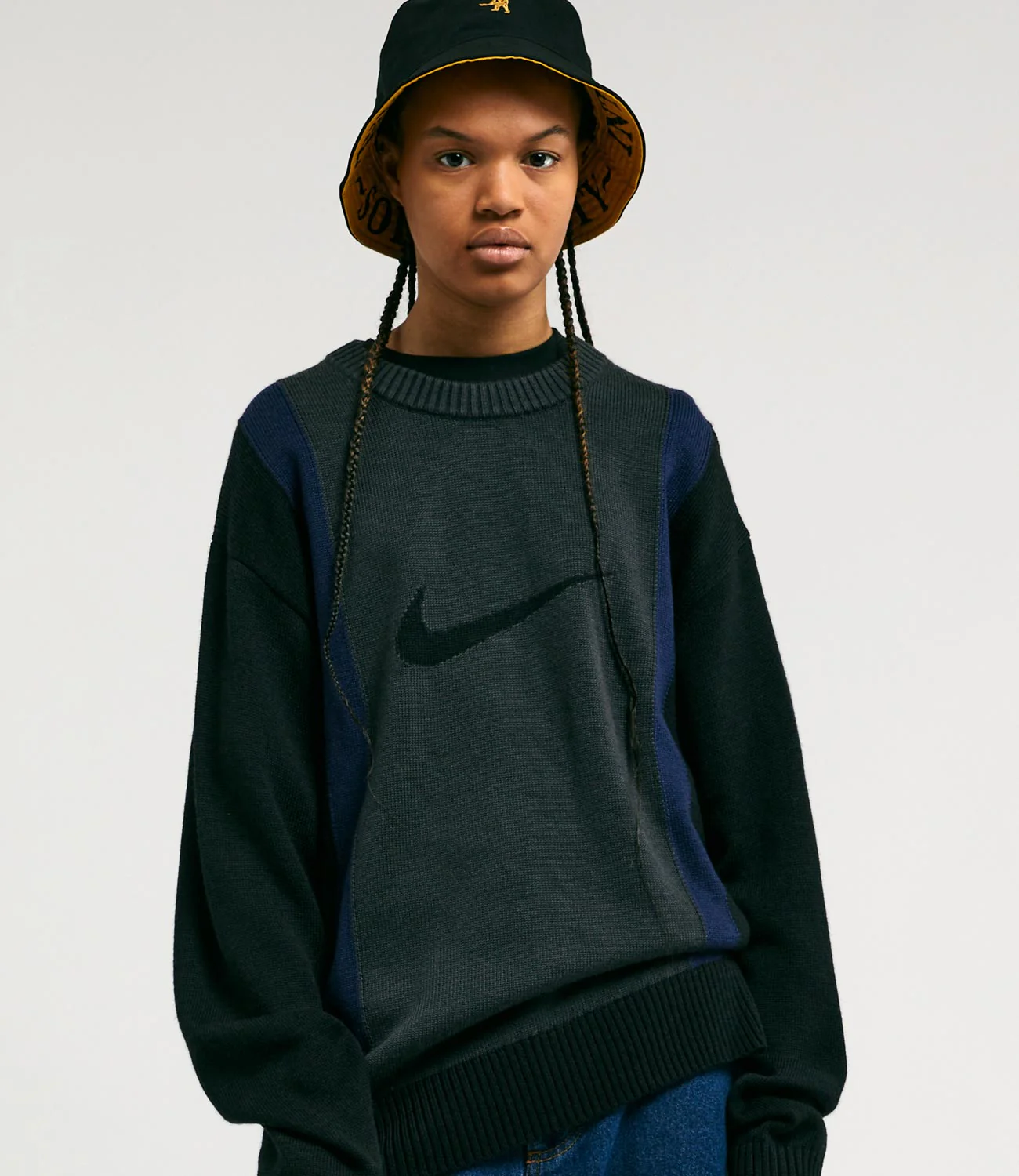 Nike SB Crewneck Sweatshirt - Black / Dark Smoke Grey / Midnight Navy / Black