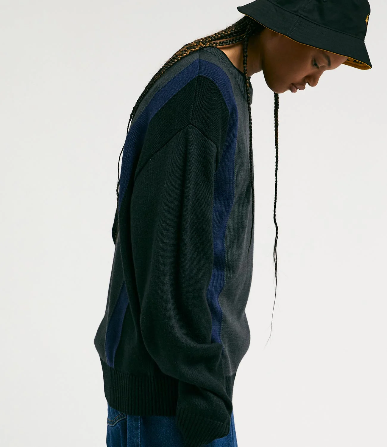 Nike SB Crewneck Sweatshirt - Black / Dark Smoke Grey / Midnight Navy / Black - Image 2