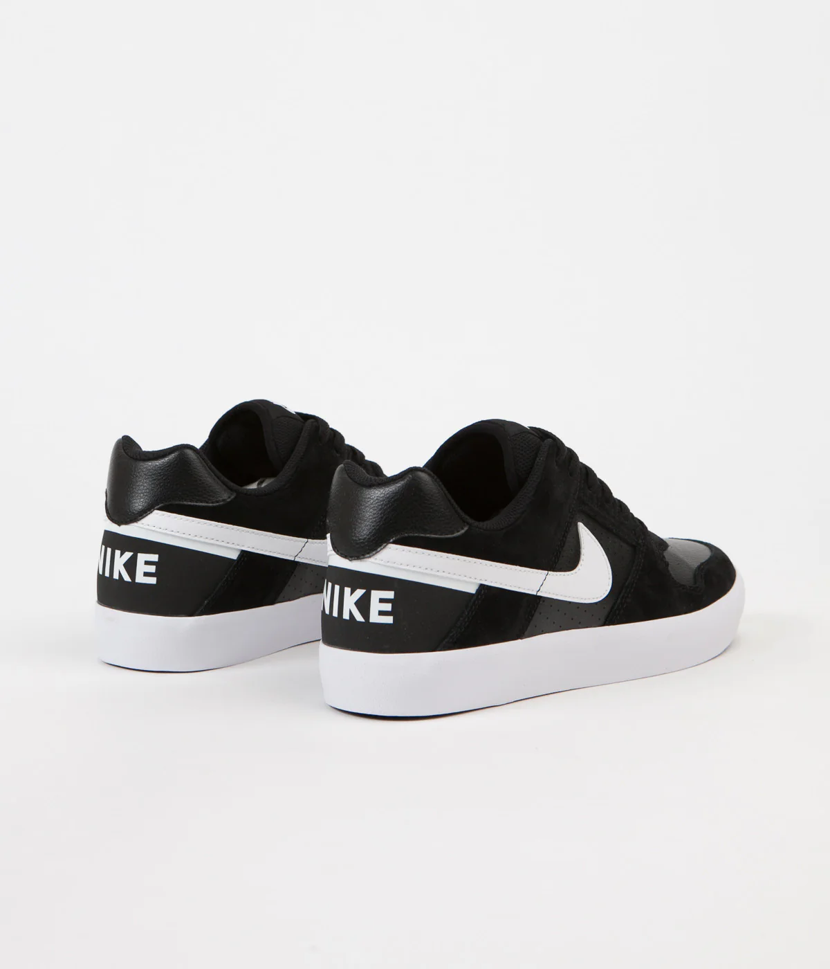 Nike SB Delta Force Vulc Shoes - Black / White - Anthracite - White - Image 4