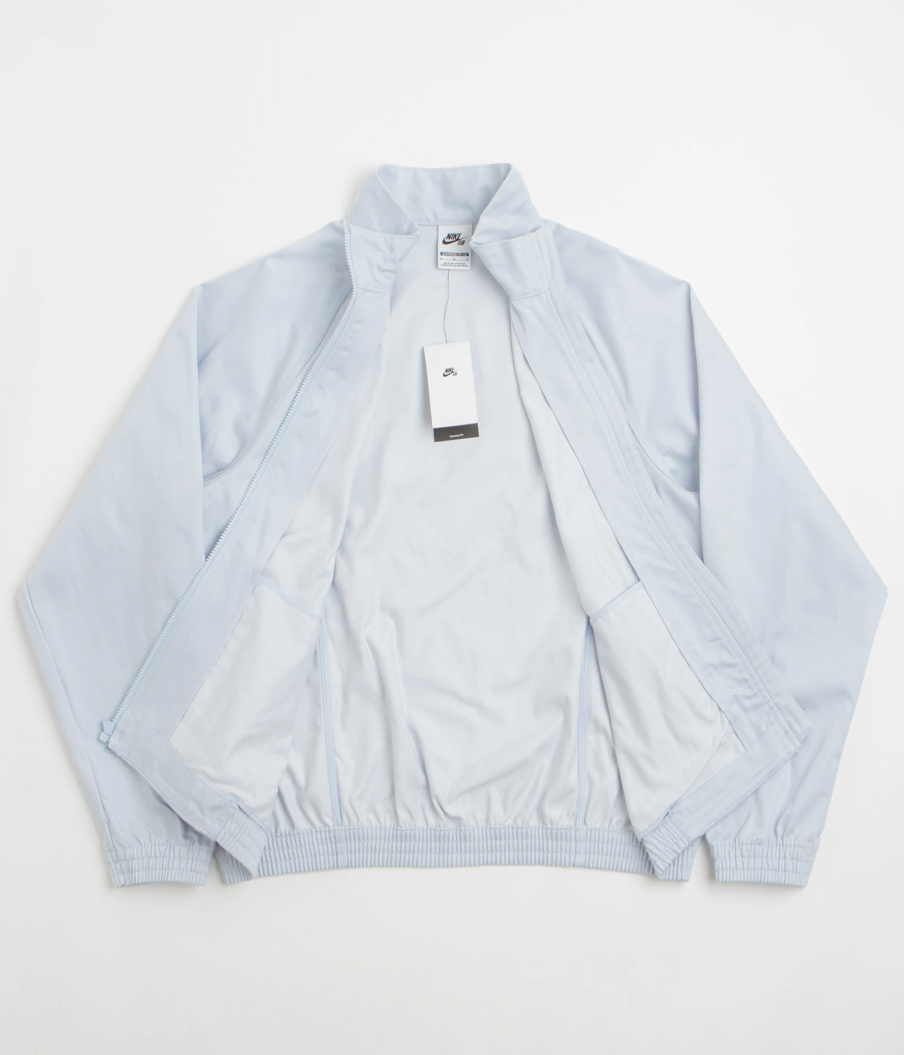 Nike SB Denim Track Jacket - Football Grey / White - Image 2
