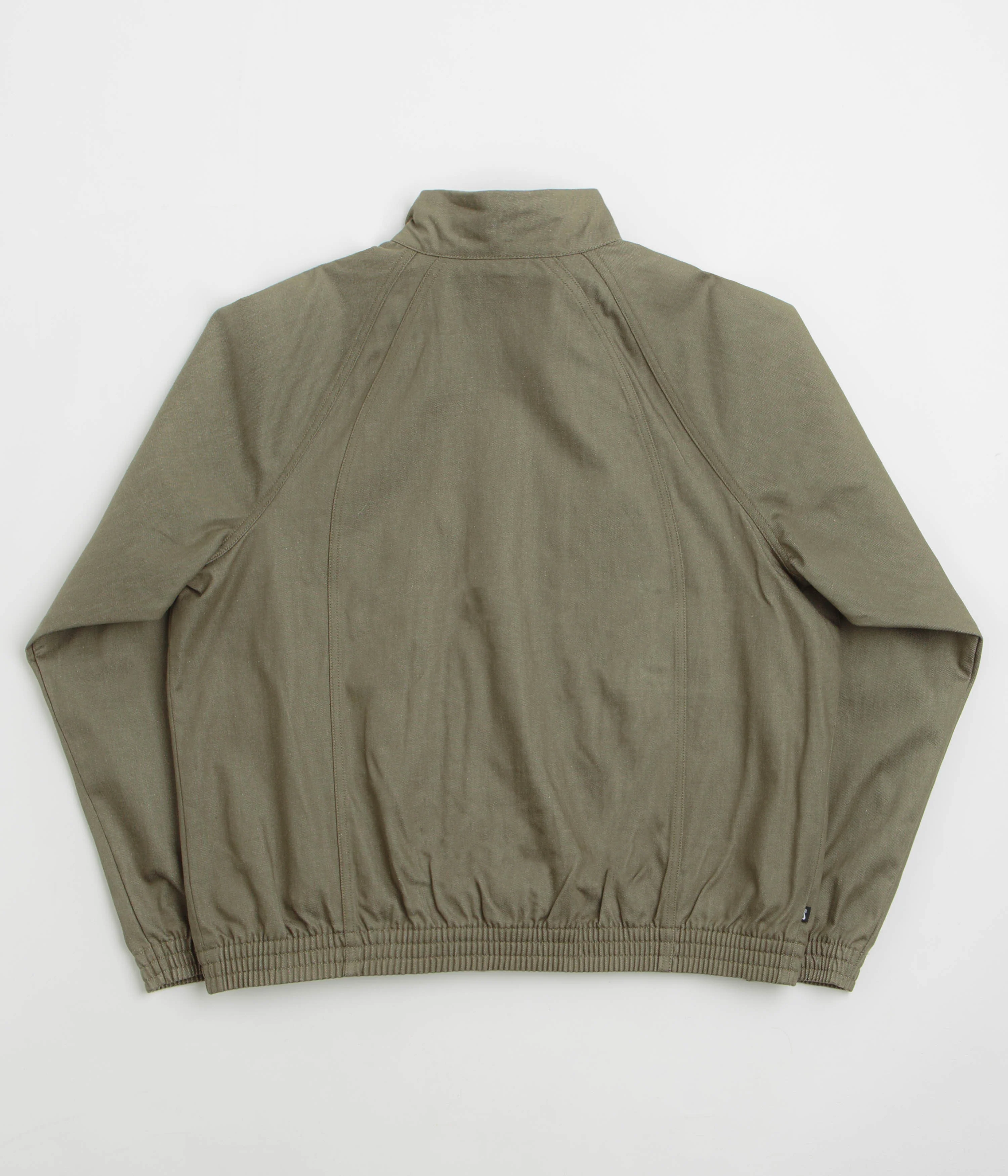 Nike SB Denim Track Jacket - Medium Olive / White - Image 3
