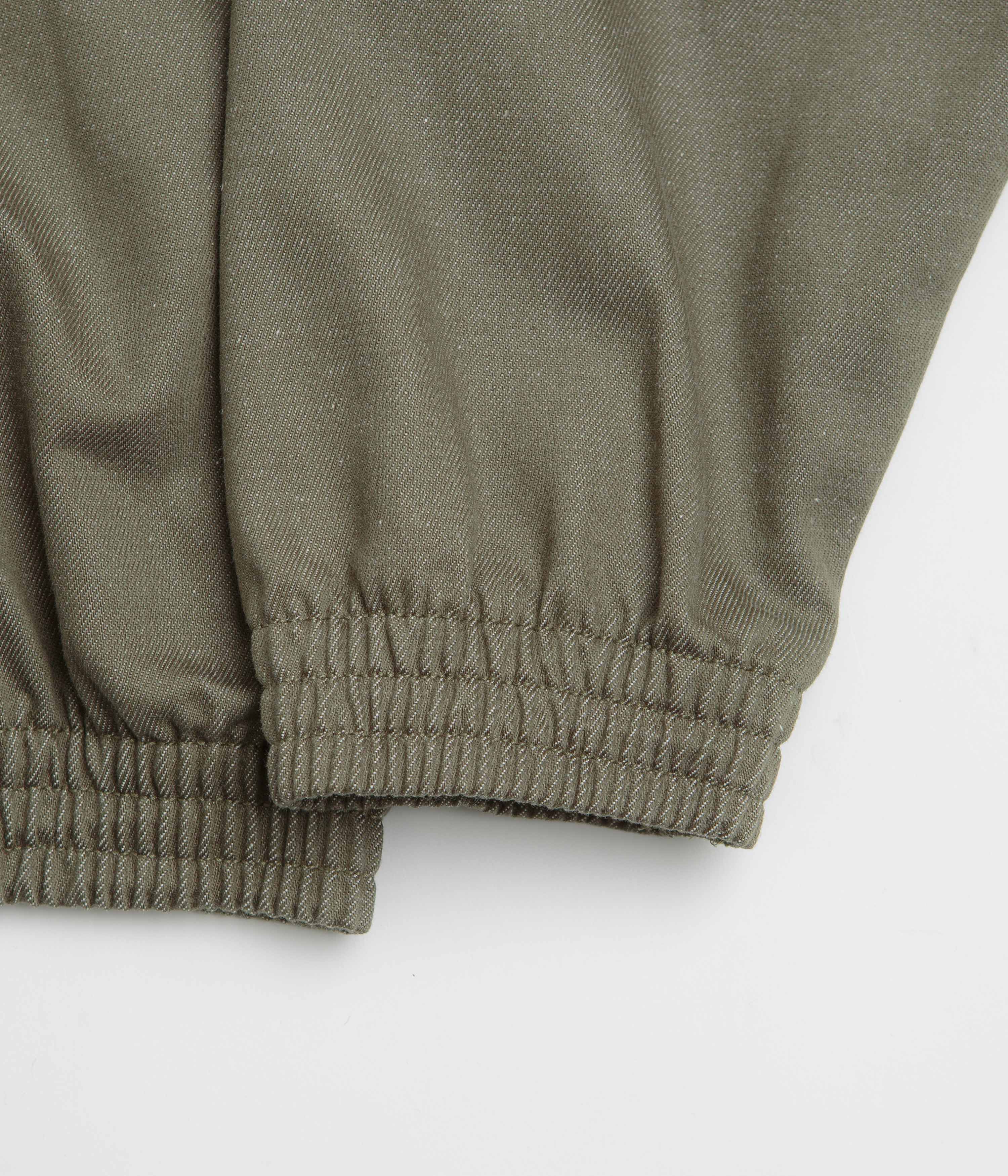 Nike SB Denim Track Jacket - Medium Olive / White - Image 6