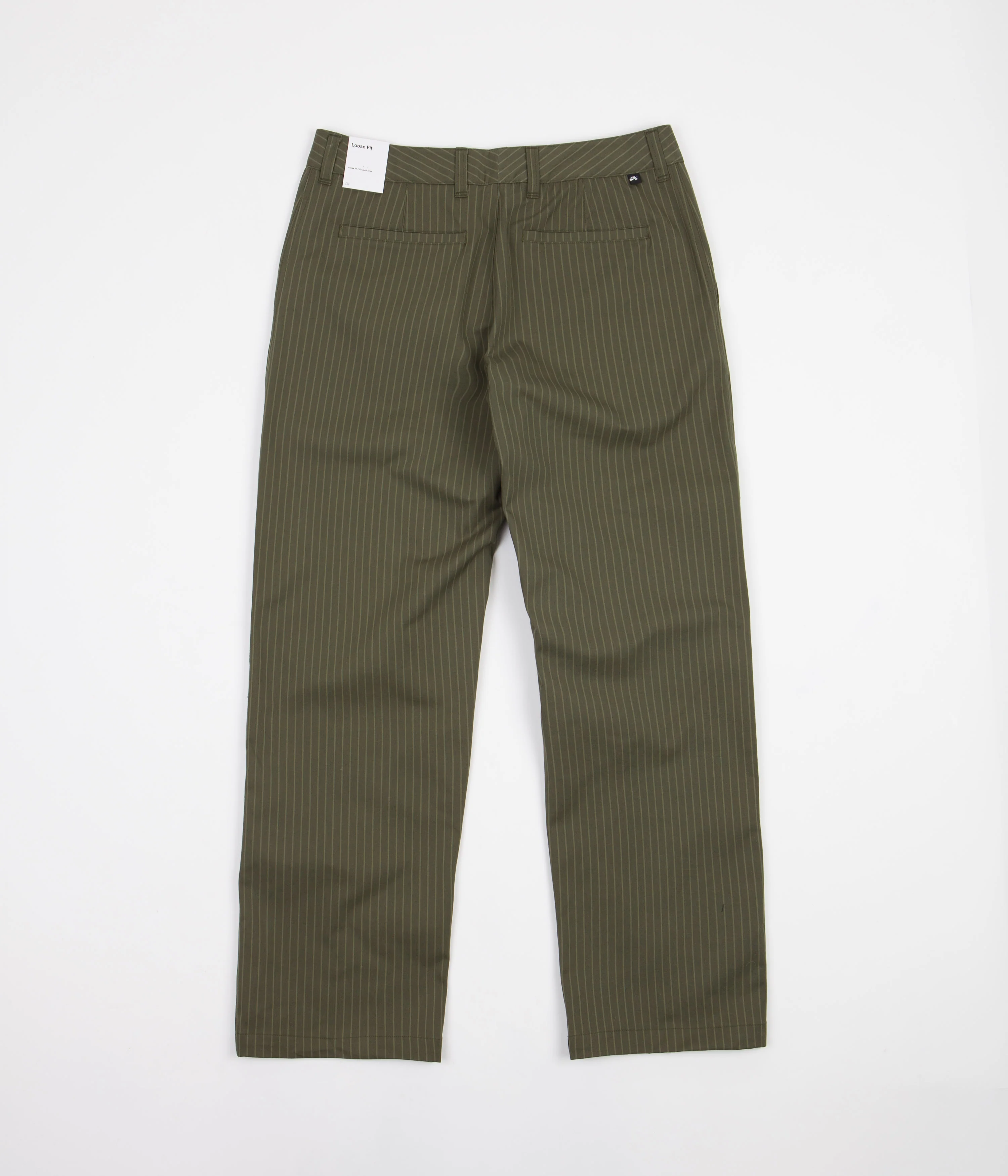 Nike SB Dri-FIT Pinstripe Chino Pants - Cargo Khaki - Image 3