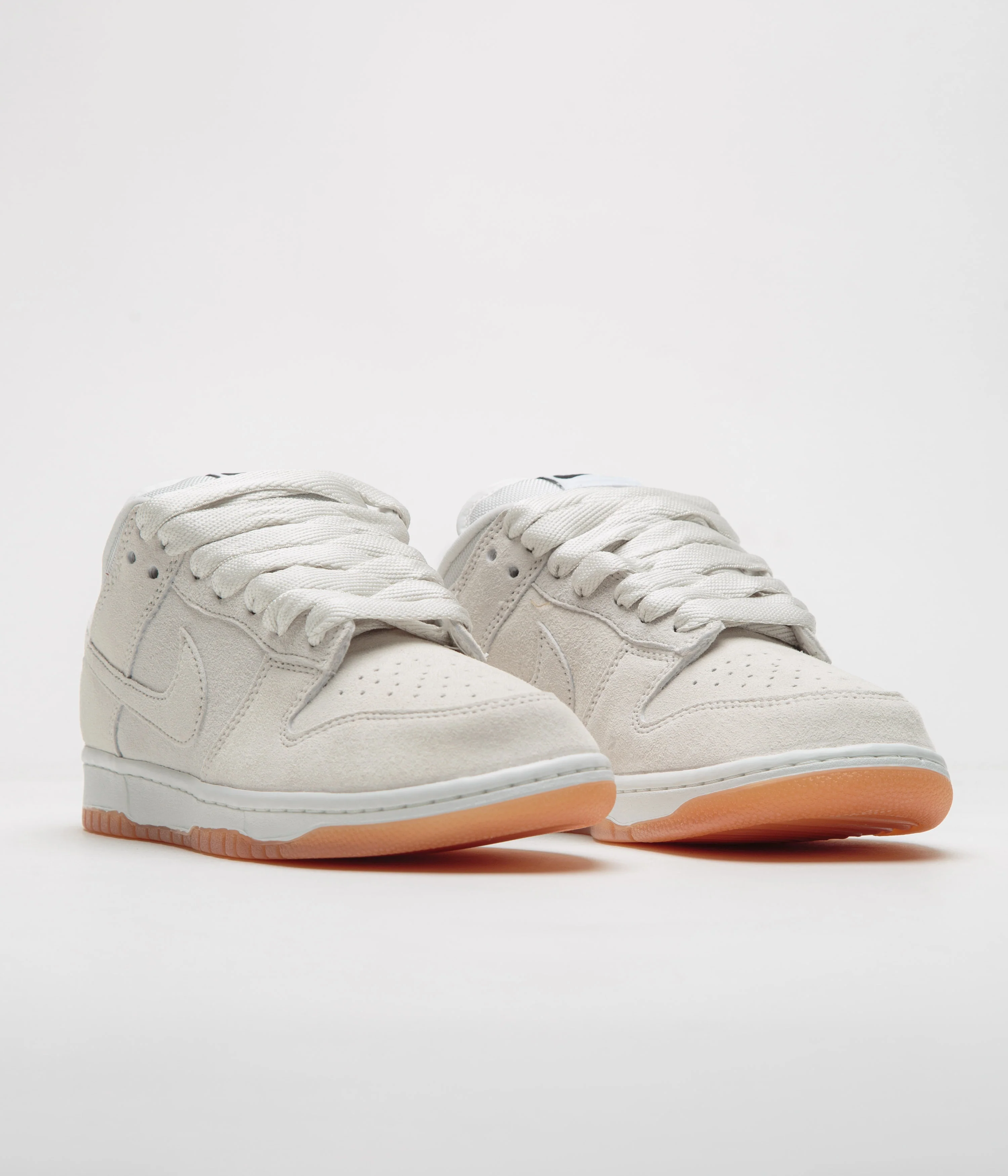 Nike SB Dunk Low Pro B Shoes - Pale Ivory / Pale Ivory - Summit White - White - Image 2