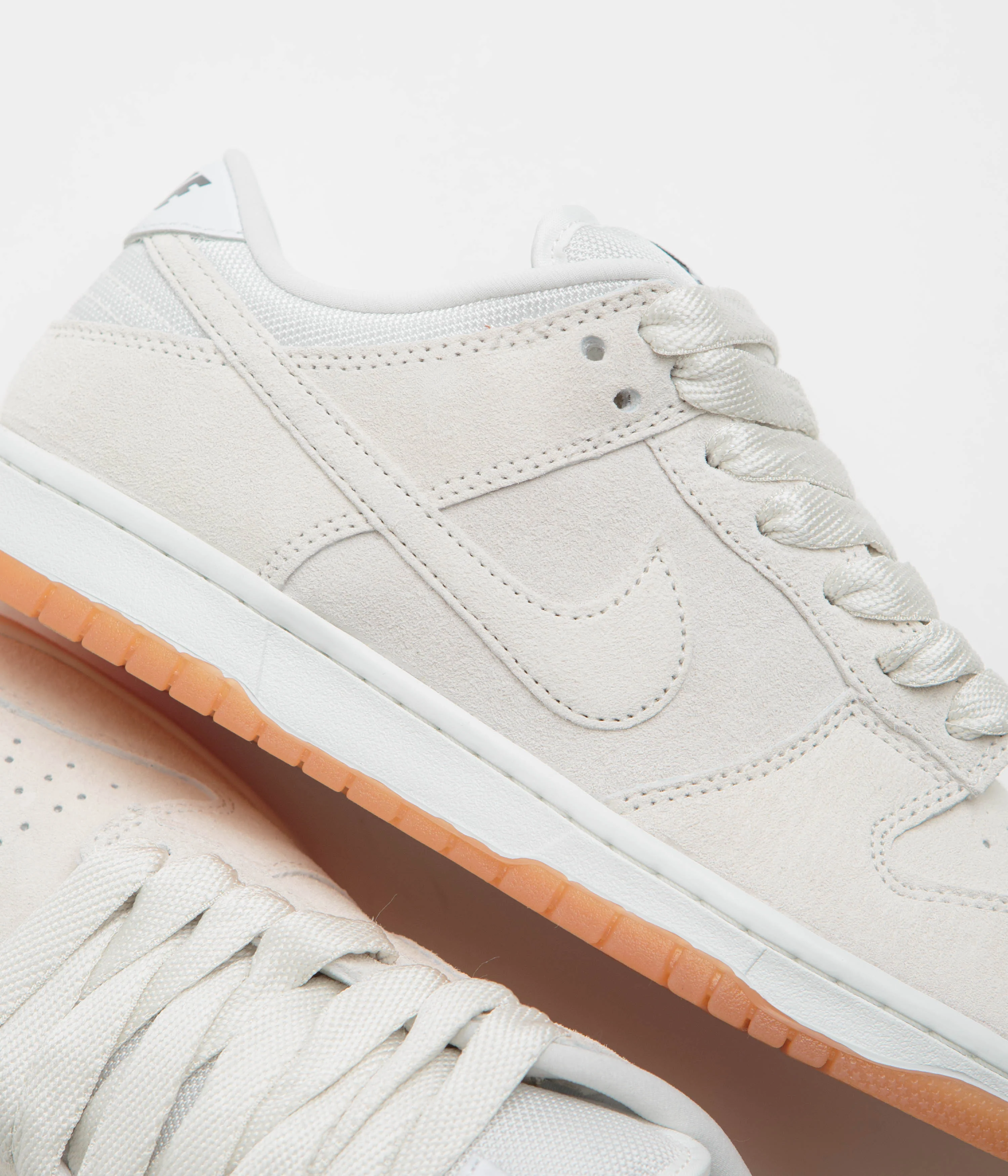 Nike SB Dunk Low Pro B Shoes - Pale Ivory / Pale Ivory - Summit White - White - Image 3
