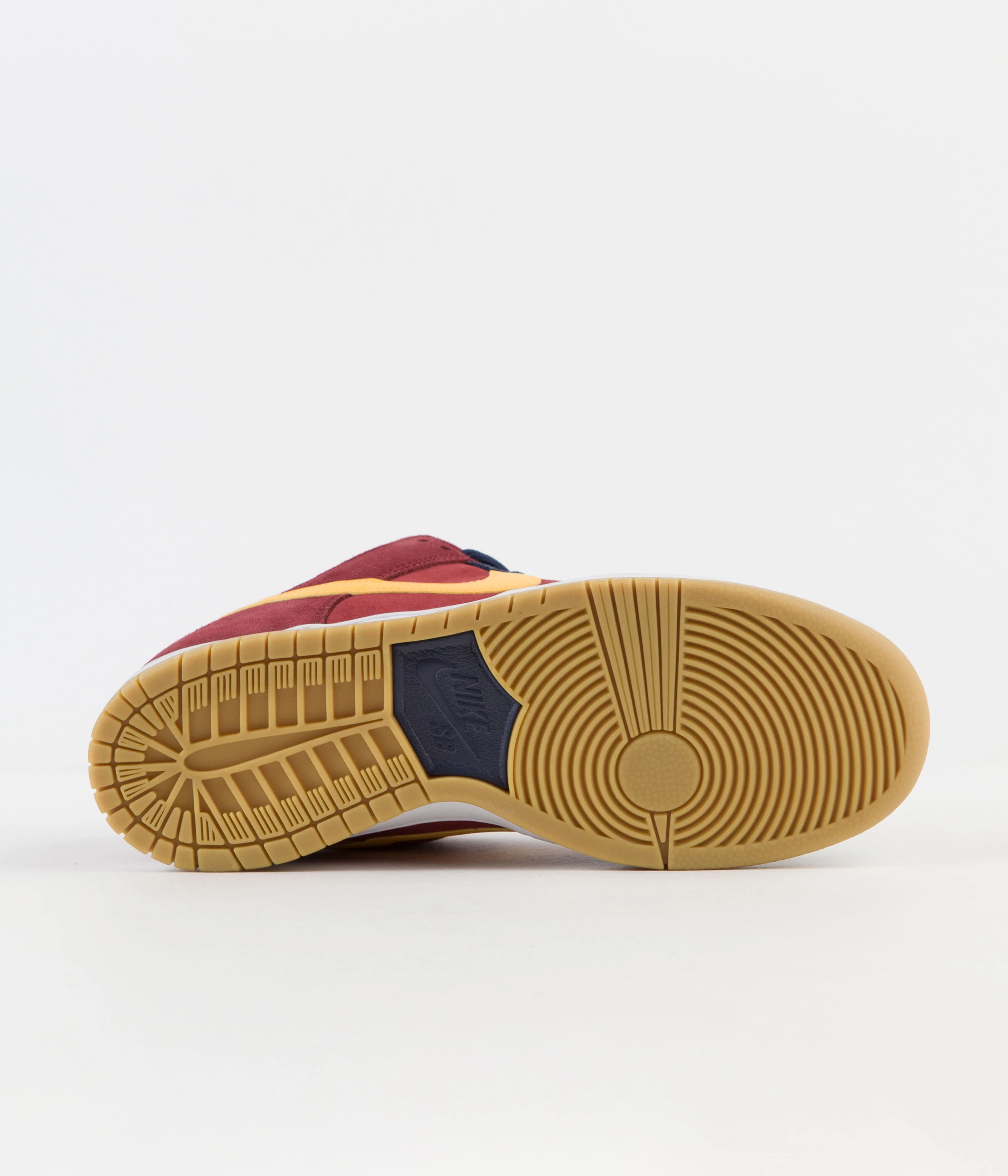 Nike SB Dunk Low Pro 'Barcelona' Shoes - Navy / University Gold - Gym Red - Court Blue - Image 6
