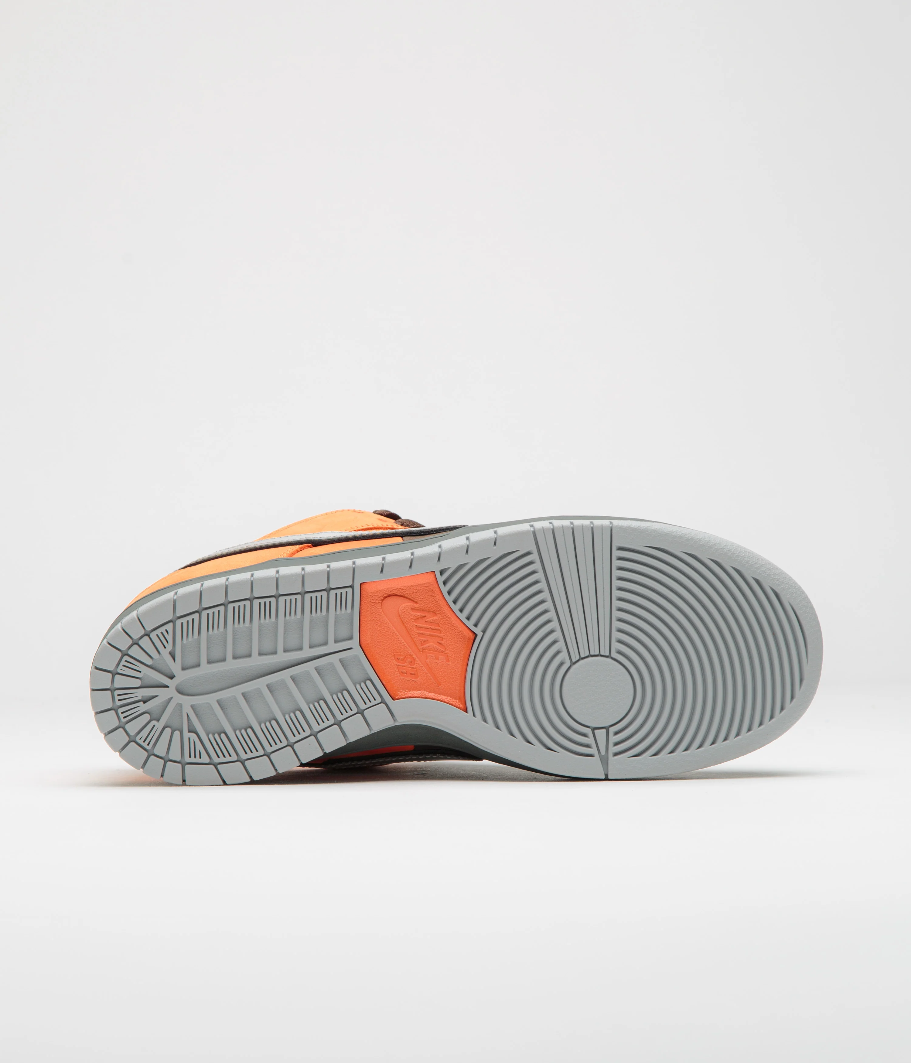 Nike SB Dunk Low Pro ‘Muni Fast' Shoes - Safety Orange / Wolf Grey - Baroque Brown - Image 6