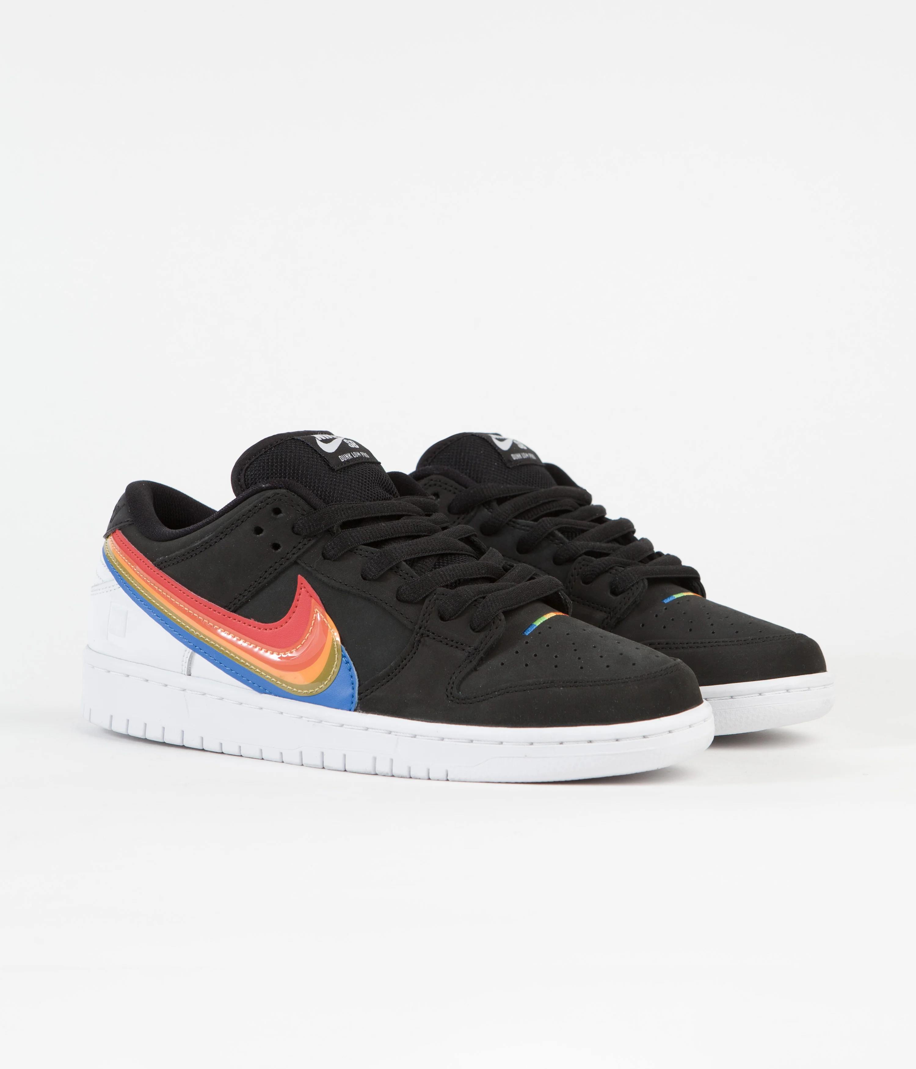 Nike SB Dunk Low Pro 'Polaroid' Shoes - Black / Black - White - Image 2