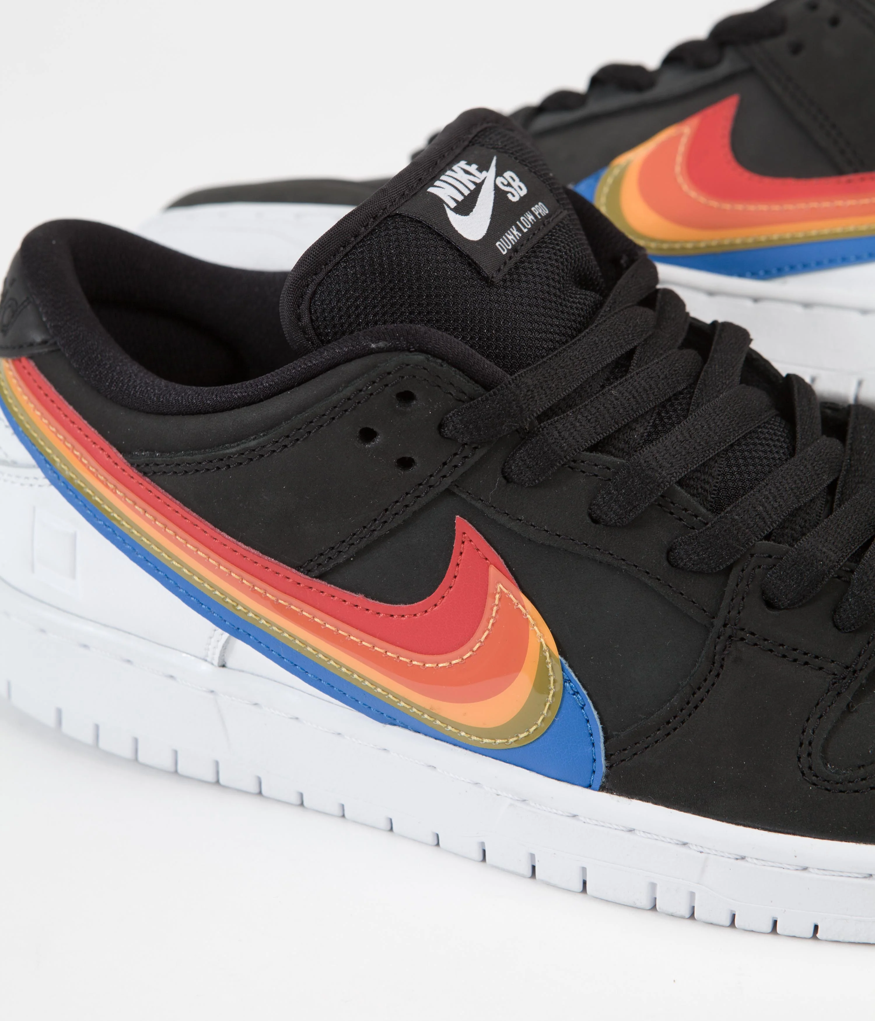 Nike SB Dunk Low Pro 'Polaroid' Shoes - Black / Black - White - Image 3
