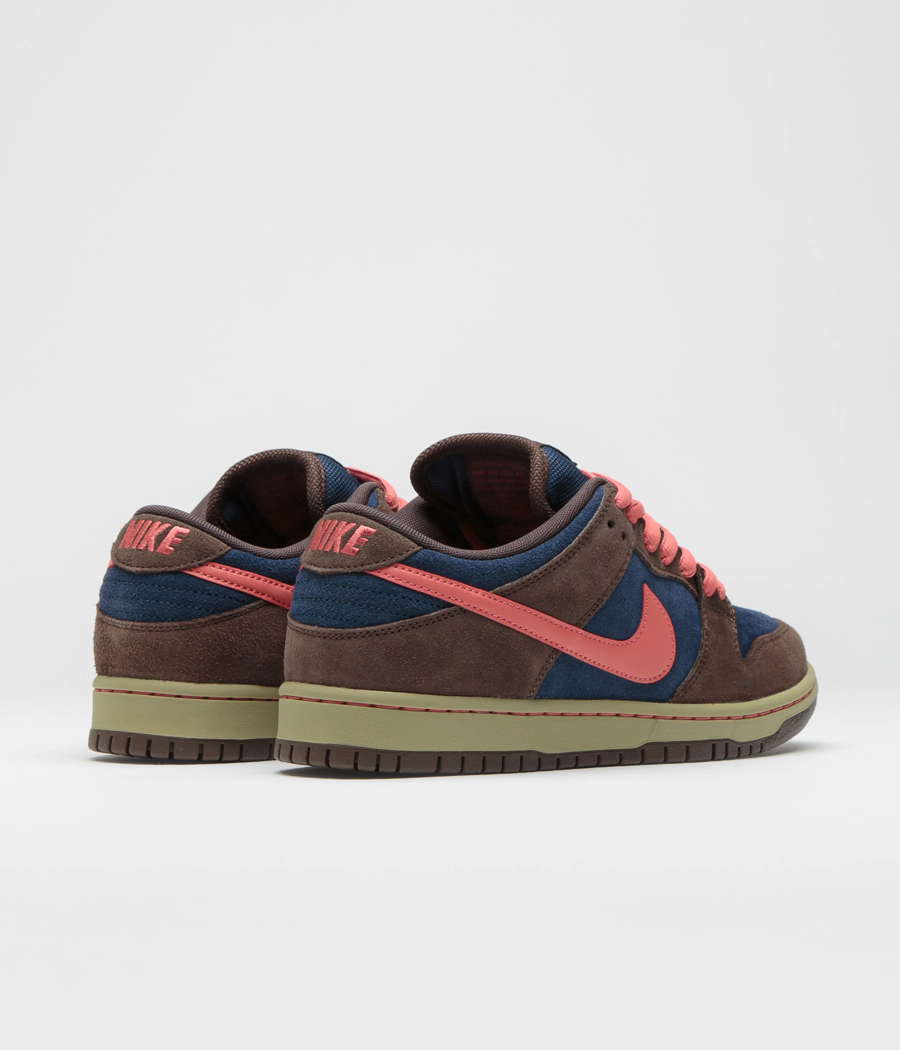 Nike SB Dunk Low Pro Shoes - Baroque Brown / Adobe - Midnight Navy - Image 4
