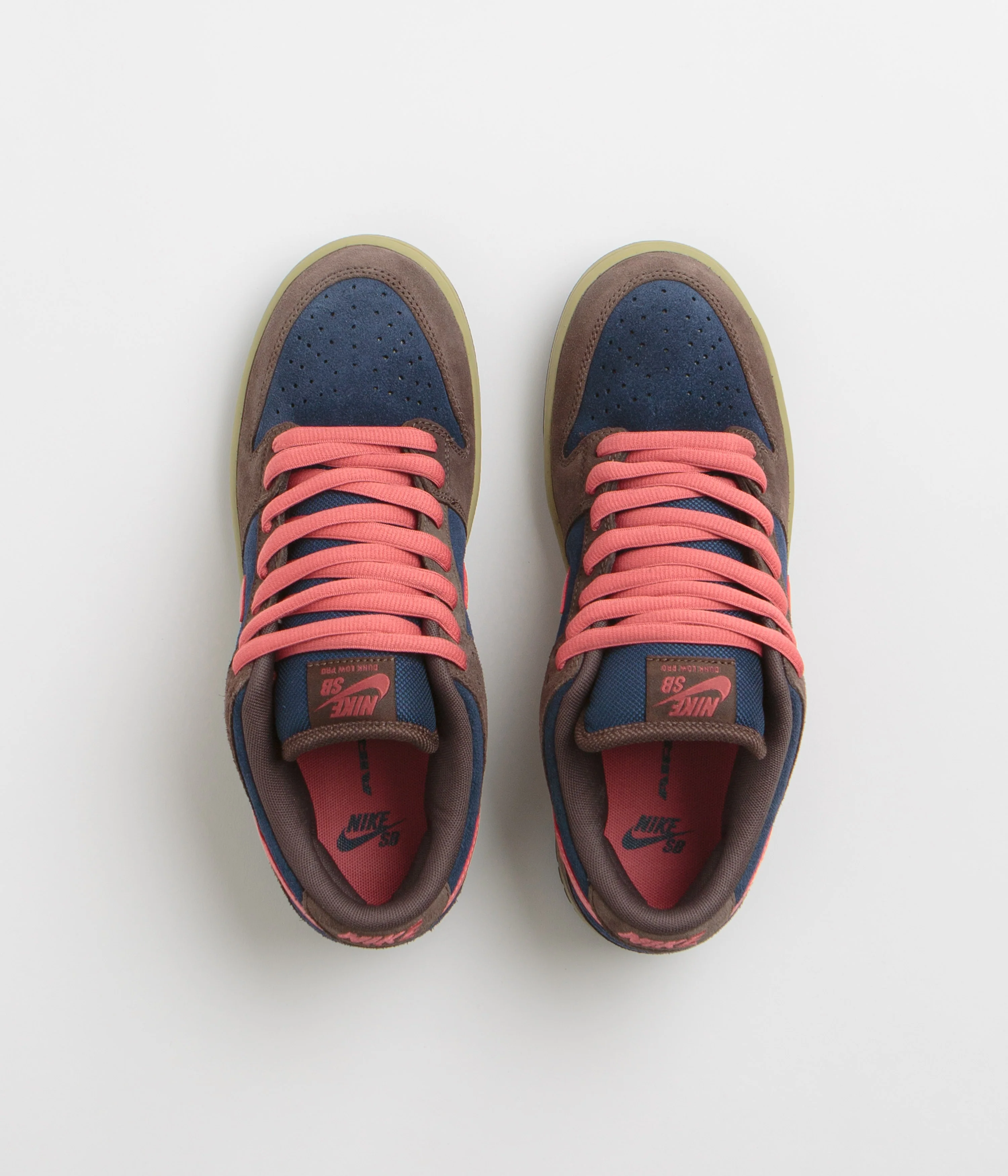 Nike SB Dunk Low Pro Shoes - Baroque Brown / Adobe - Midnight Navy - Image 7