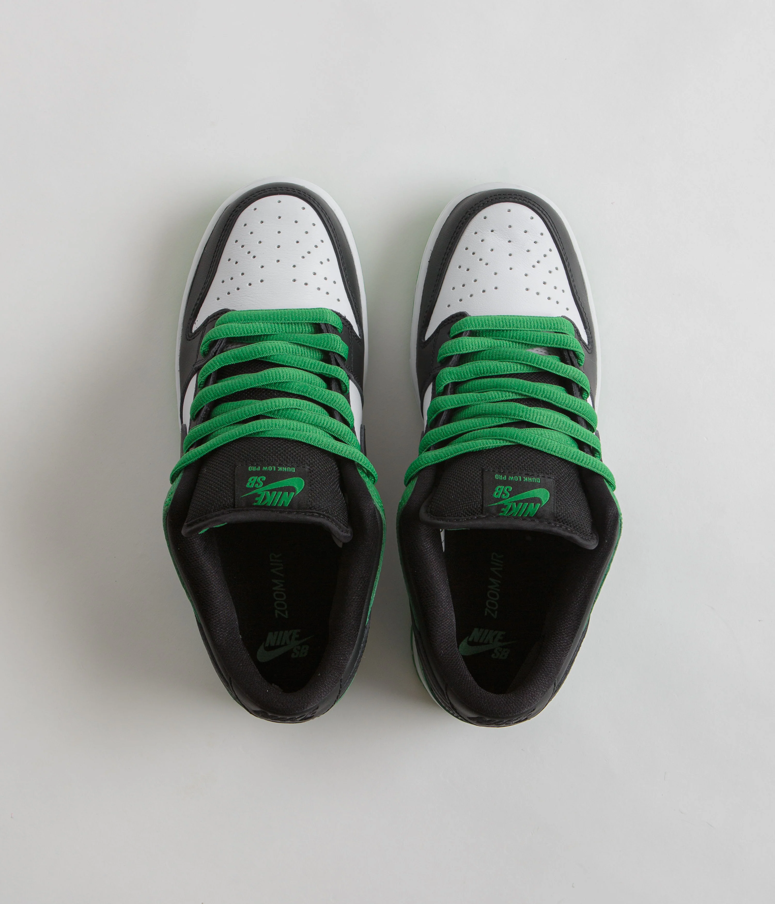 Nike SB Dunk Low Pro Shoes - Classic Green / Black - White - Classic Green - Black - Image 8