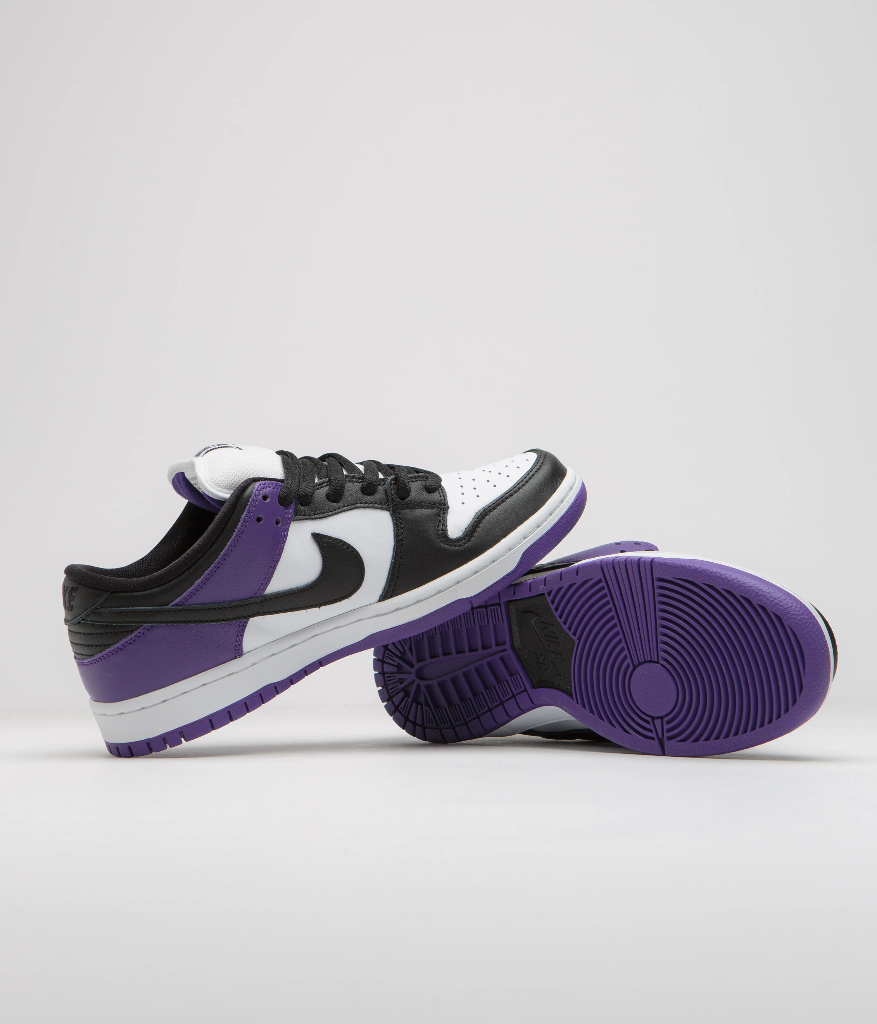 Nike SB Dunk Low Pro Shoes - Court Purple / Black - White - Court Purple - Image 5