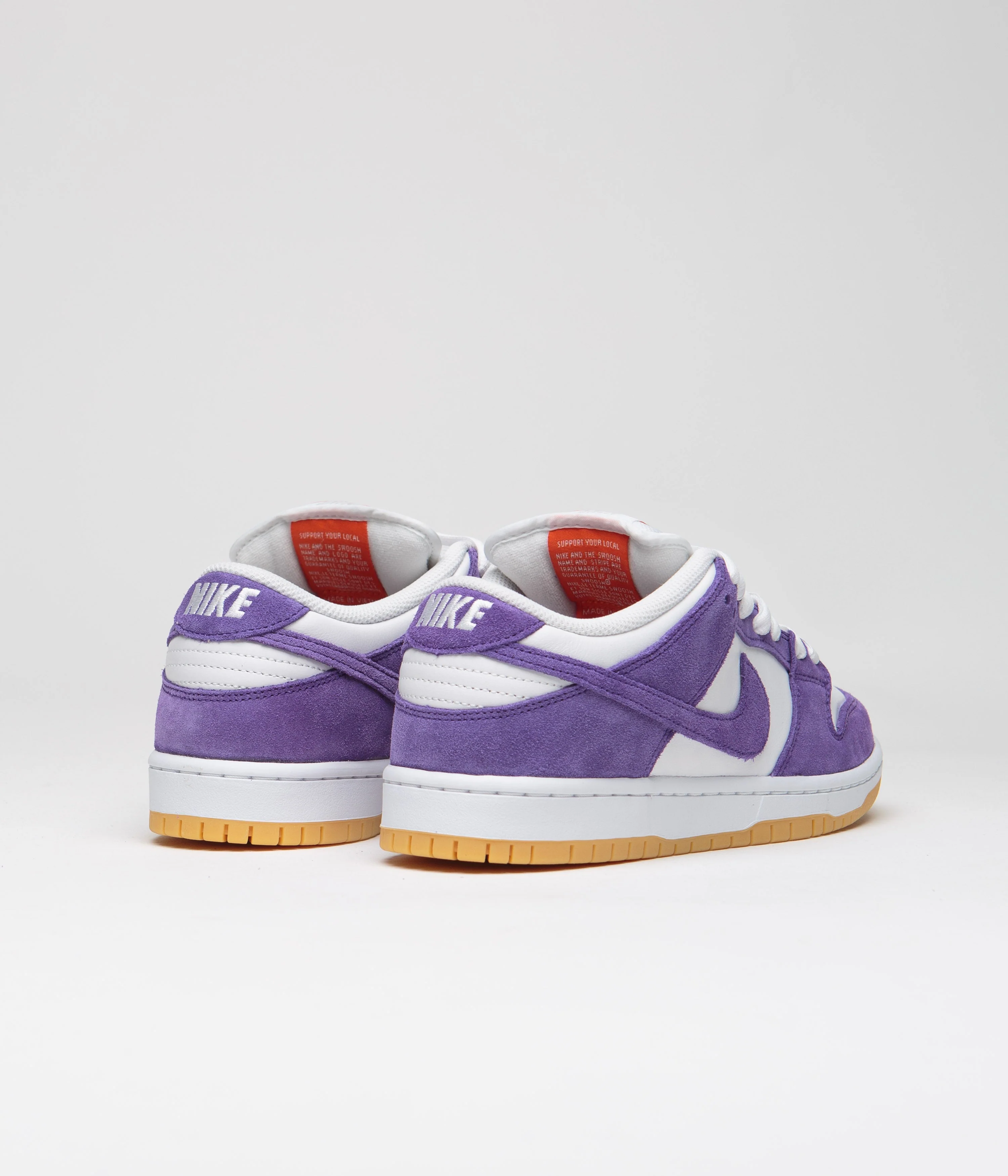 Nike SB Dunk Low Pro Shoes - Court Purple / Court Purple - White - Image 4