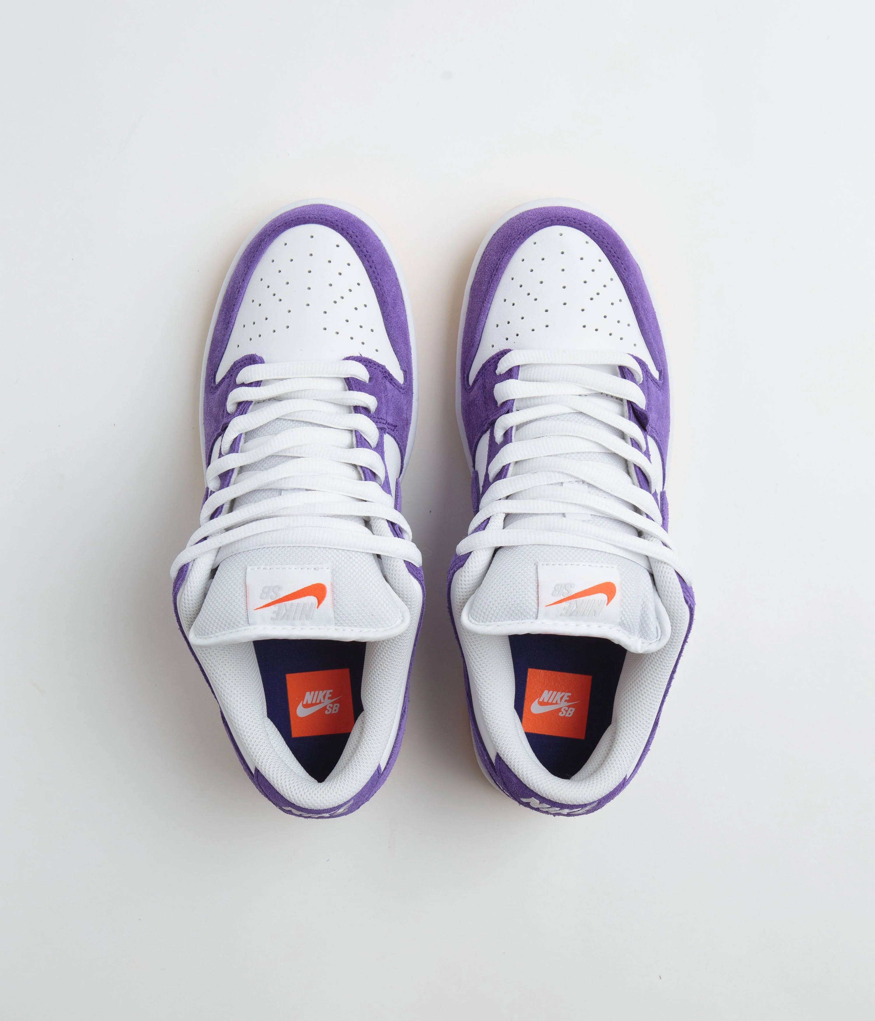 Nike SB Dunk Low Pro Shoes - Court Purple / Court Purple - White - Image 7