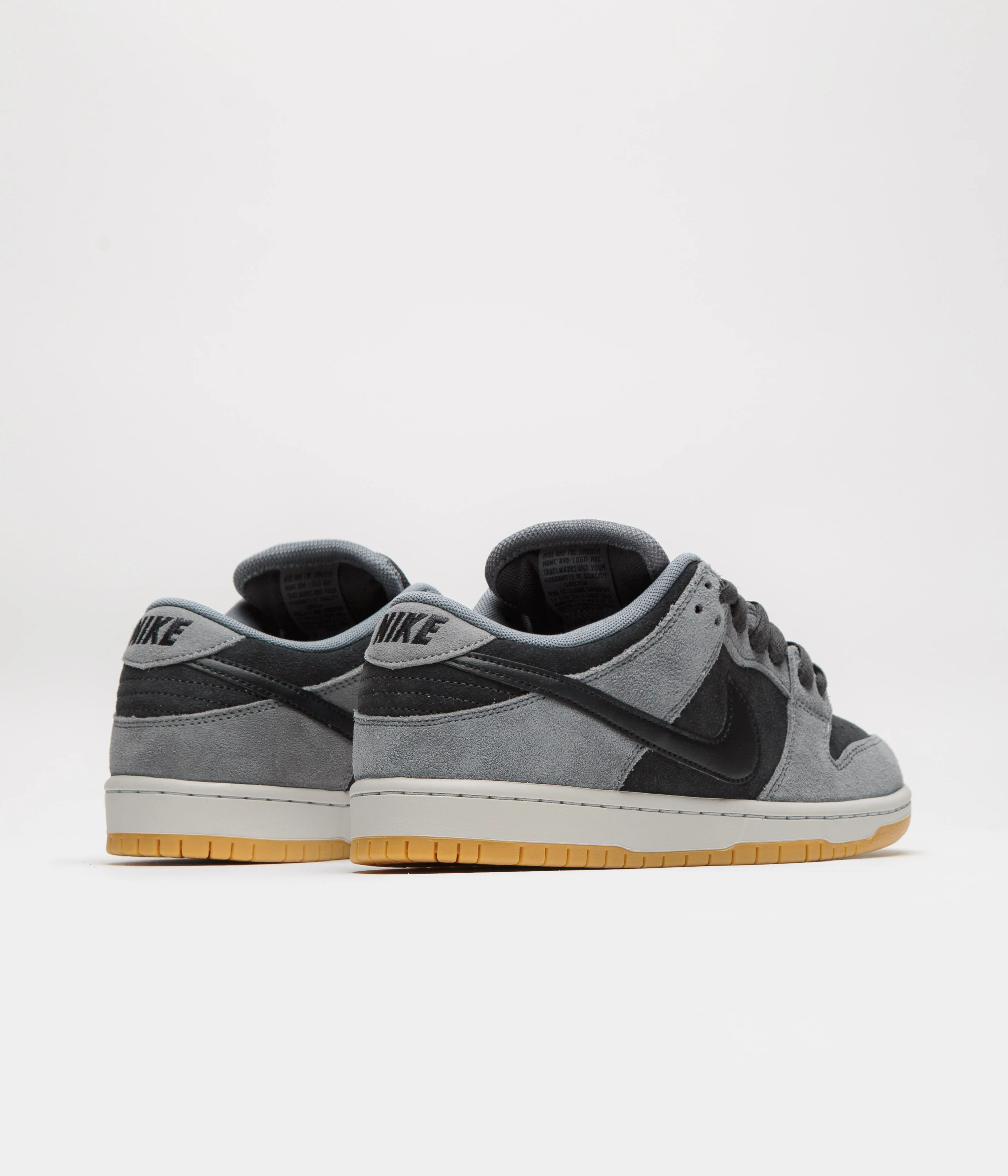 Nike SB Dunk Low Pro Shoes - Dark Smoke Grey / Black - Smoke Grey - Image 5
