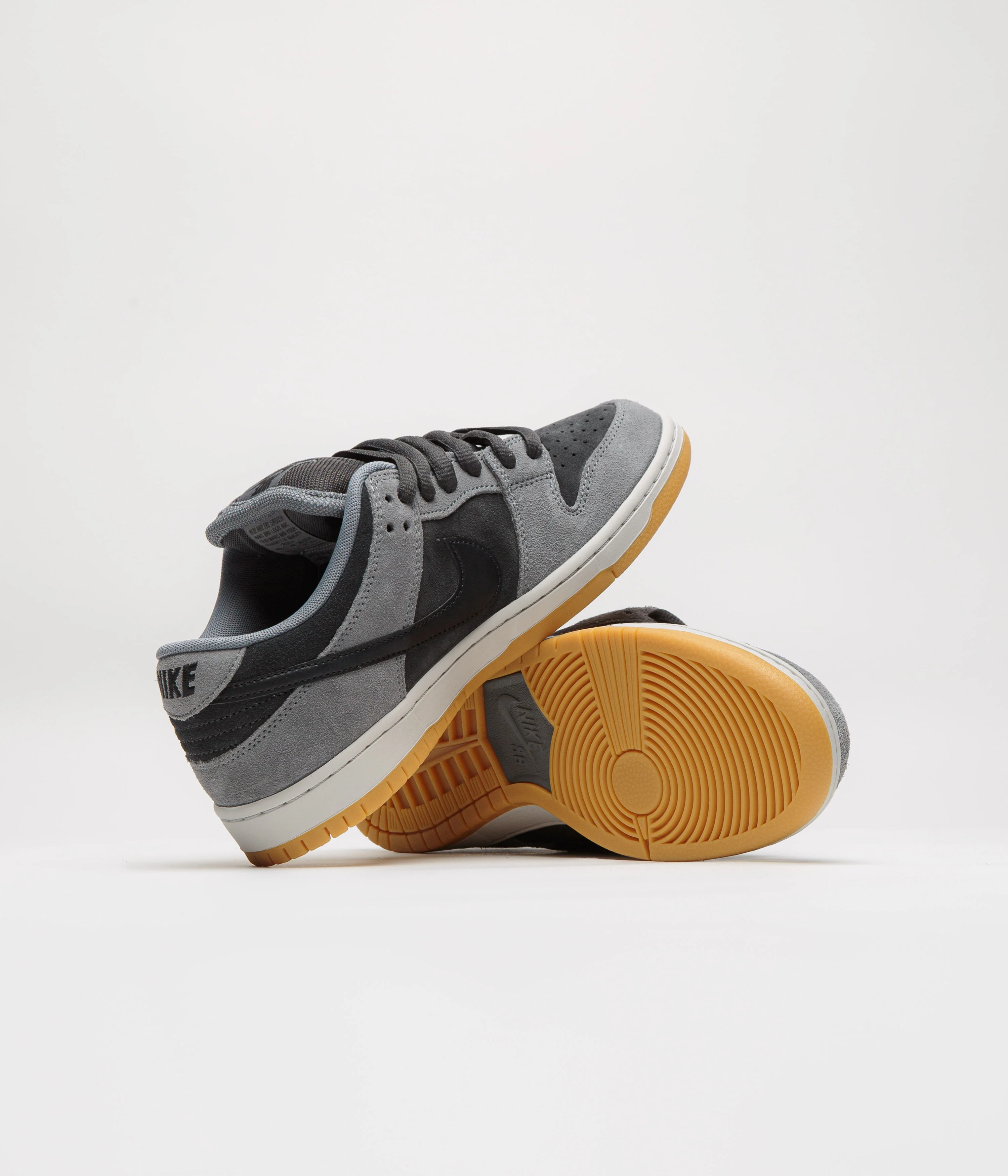 Nike SB Dunk Low Pro Shoes - Dark Smoke Grey / Black - Smoke Grey - Image 6