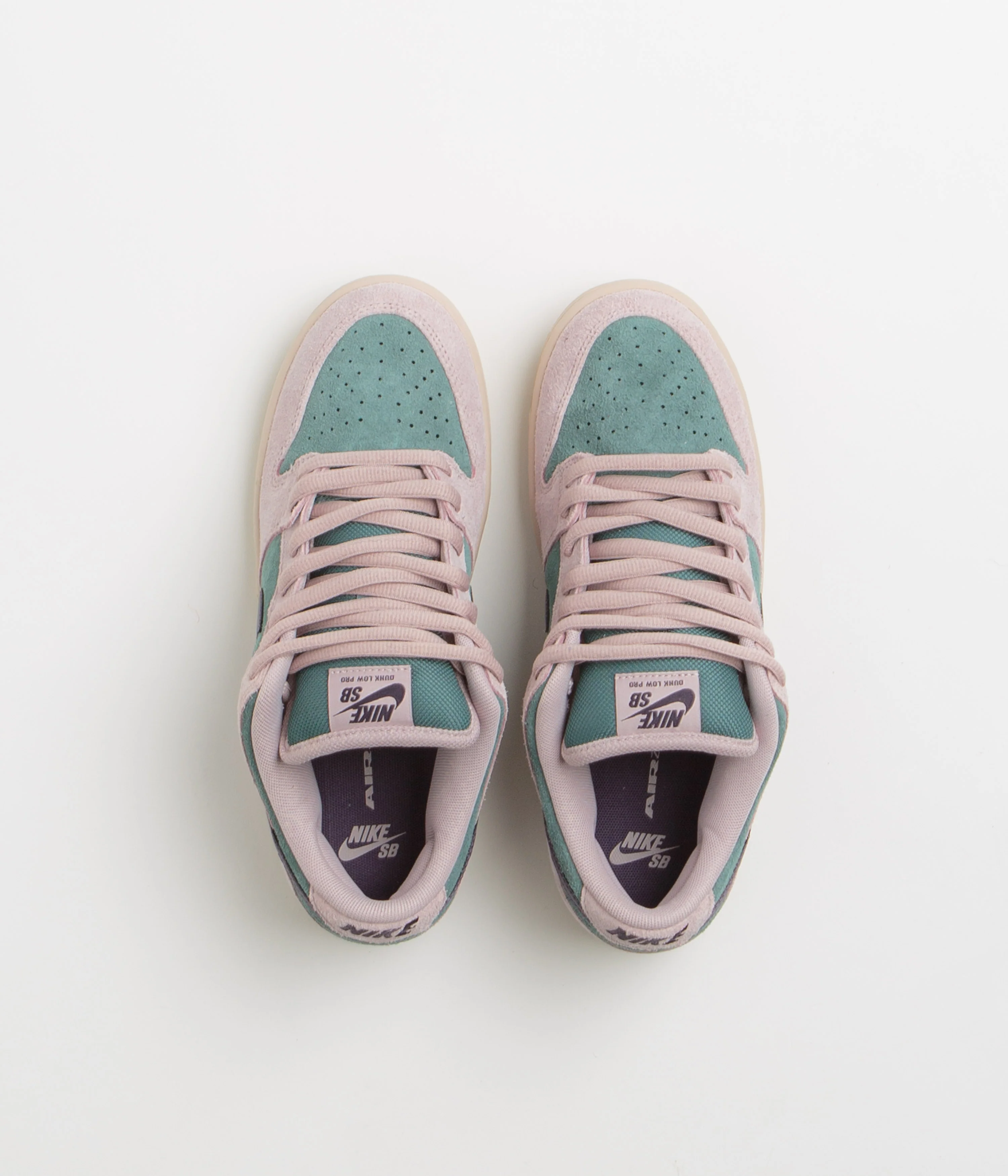 Nike SB Dunk Low Pro Shoes - Mineral Slate / Dark Raisin - Particle Rose - Image 7
