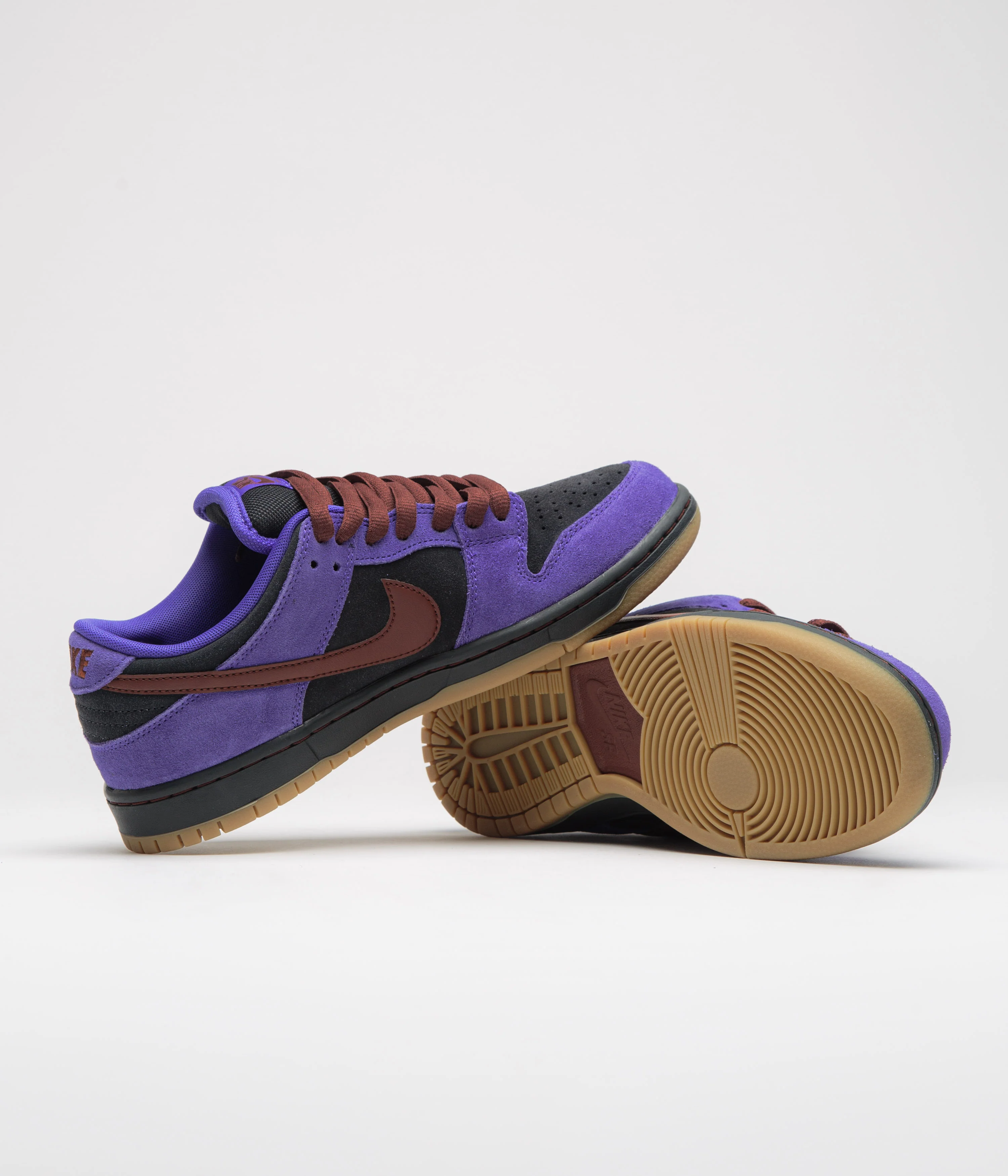 Nike SB Dunk Low Pro Shoes - Persian Violet / Cinnamon - Off Noir - Image 5